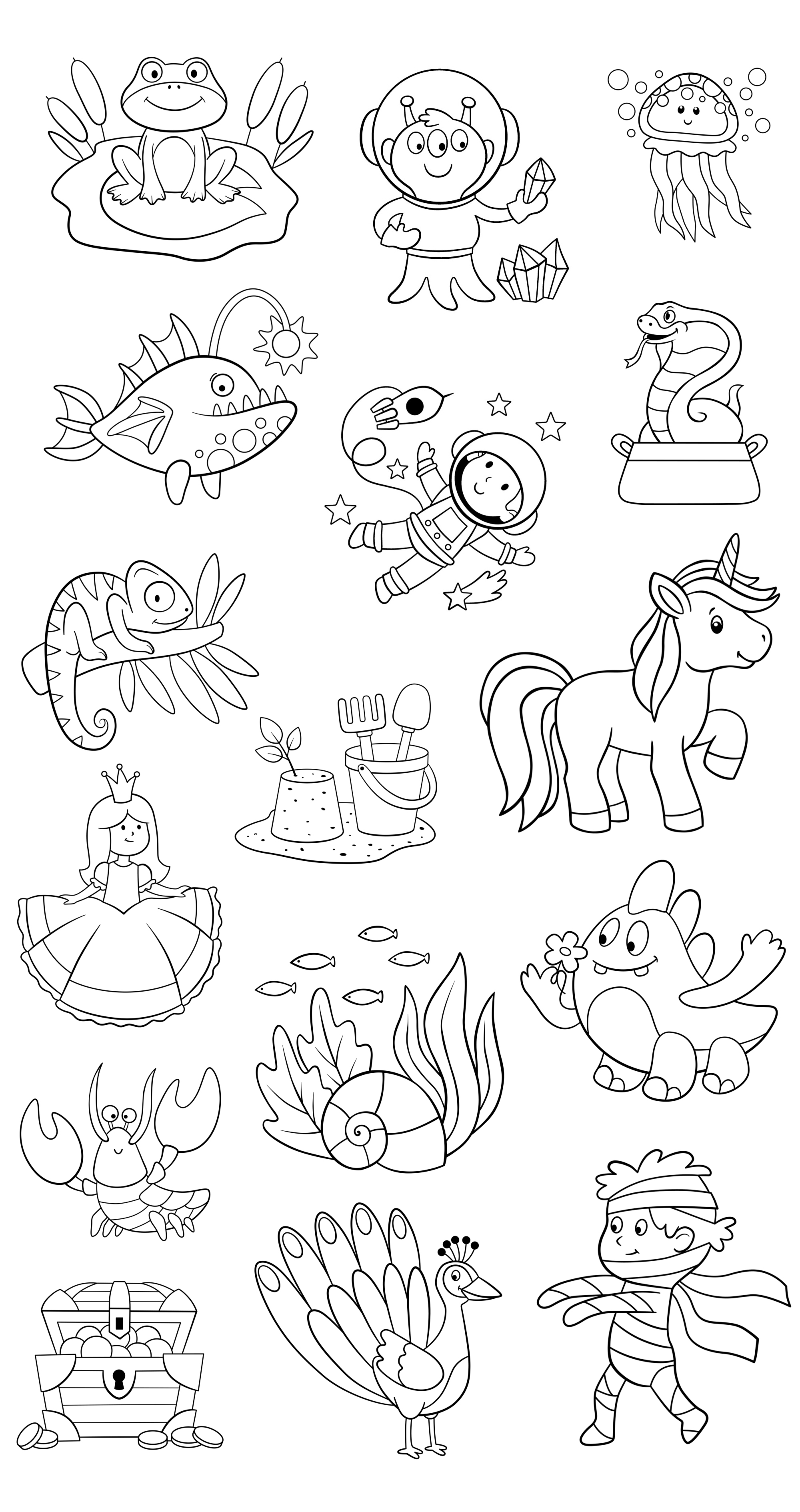 Раскраски для приложения "Baby coloring book" — Изображение №6 — Иллюстрация, Графика на Dprofile