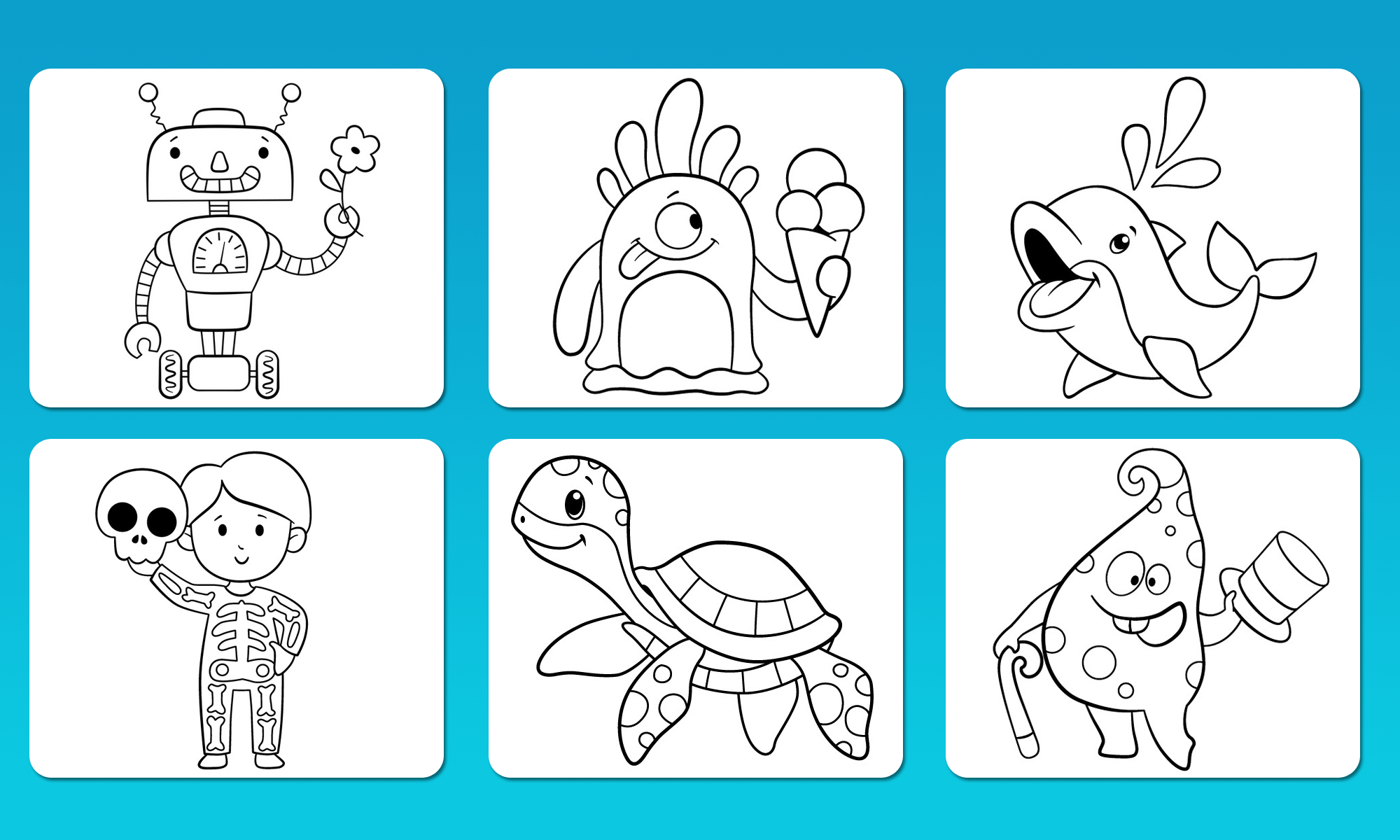 Раскраски для приложения "Baby coloring book" — Изображение №3 — Иллюстрация, Графика на Dprofile