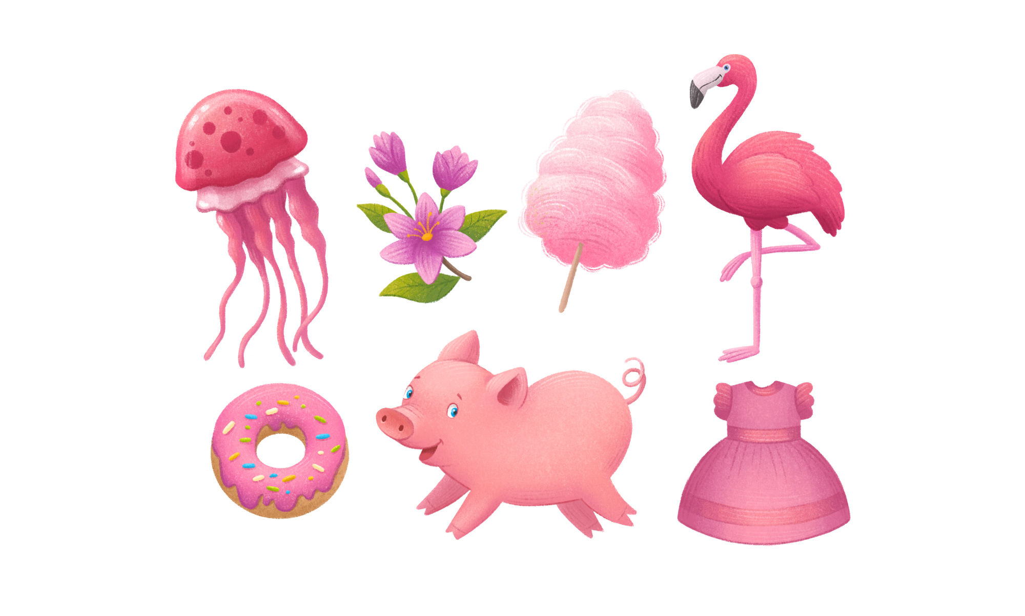 "Colors Around Us". Children's book illustrations. — Изображение №5 — Иллюстрация на Dprofile