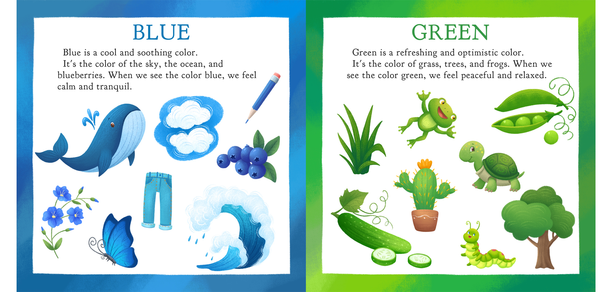 "Colors Around Us". Children's book illustrations. — Изображение №4 — Иллюстрация на Dprofile