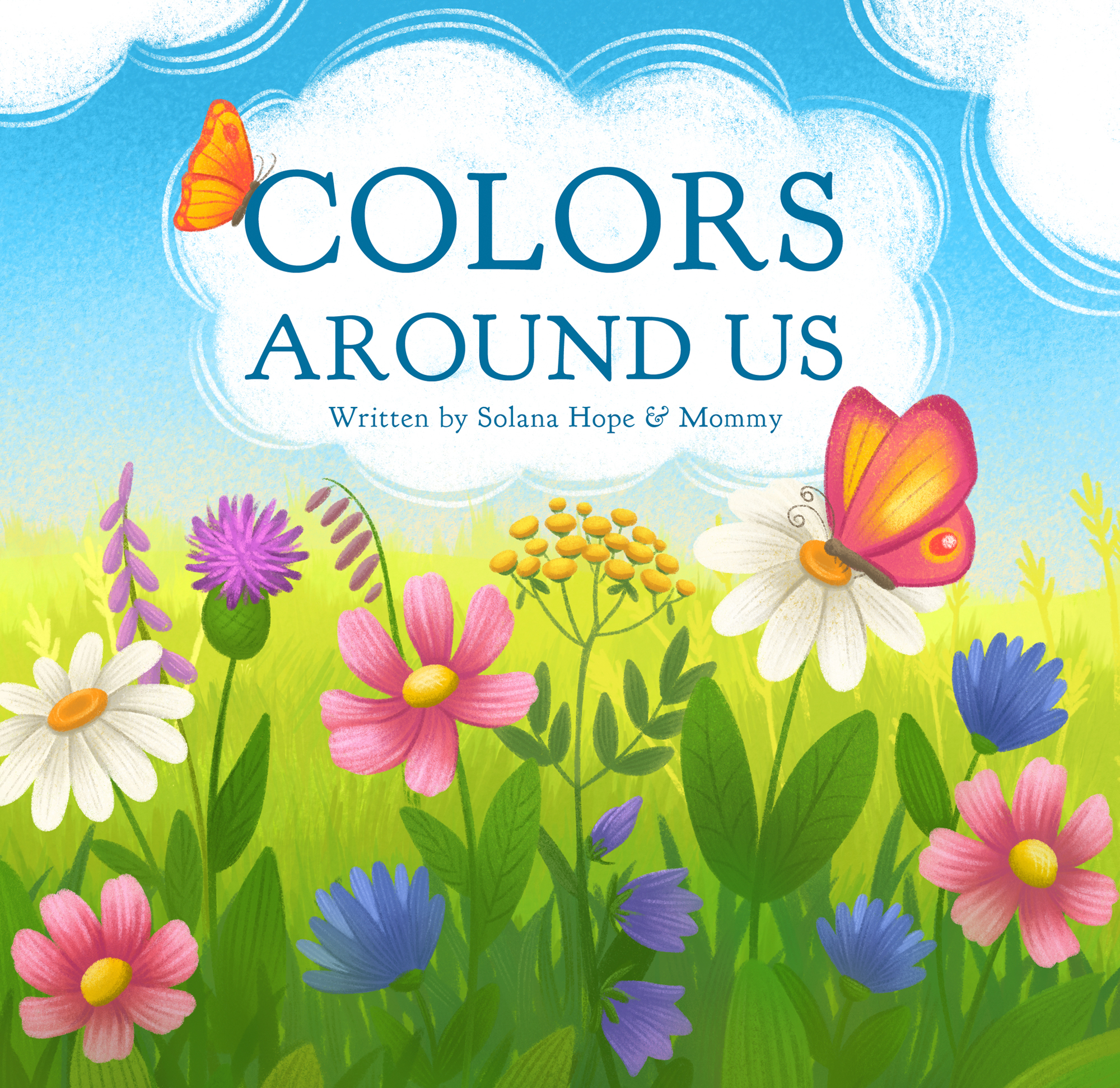 "Colors Around Us". Children's book illustrations. — Изображение №1 — Иллюстрация на Dprofile