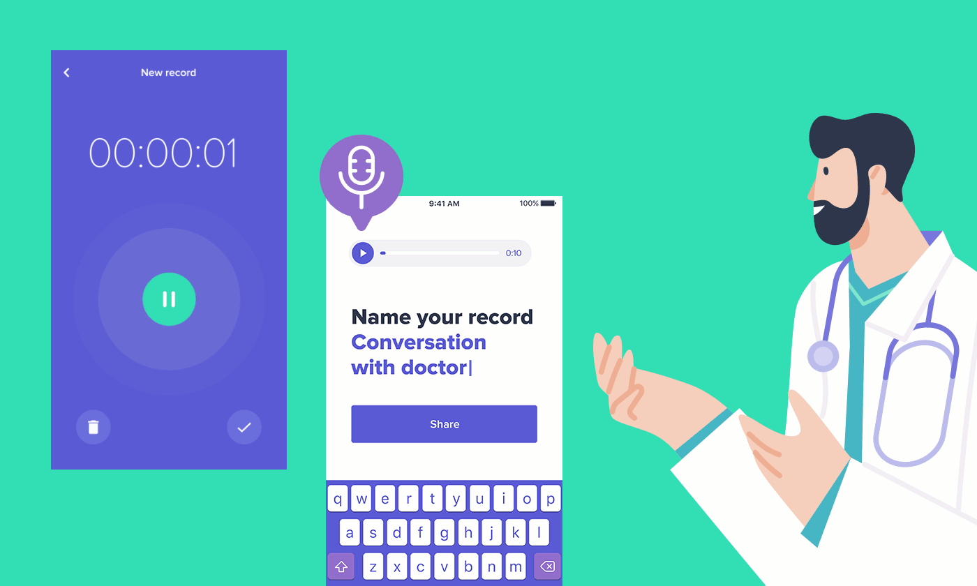 Medcorder App — Изображение №6 — Интерфейсы, Брендинг на Dprofile