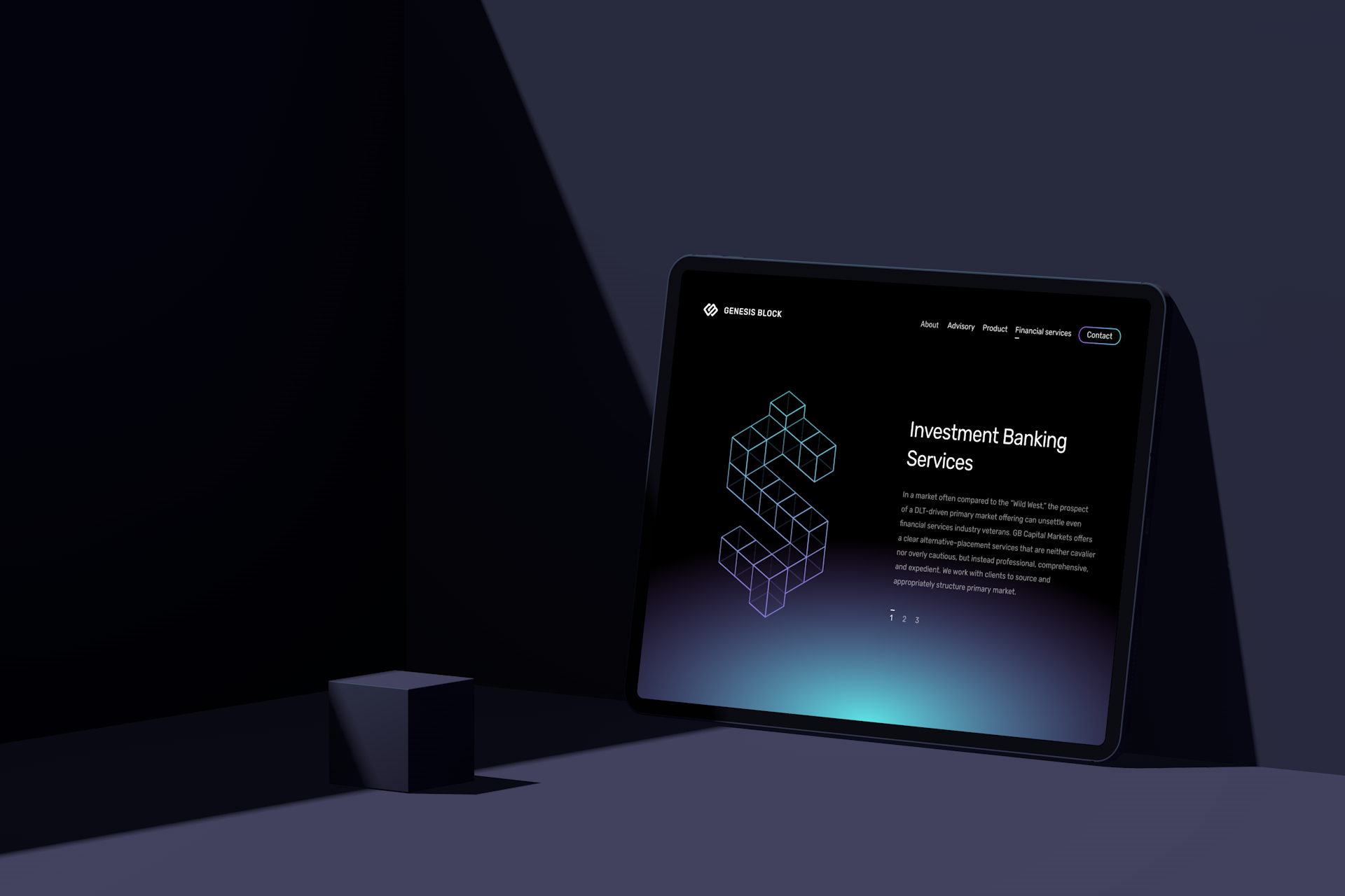 Genesis Block — Изображение №4 — Интерфейсы, Брендинг на Dprofile