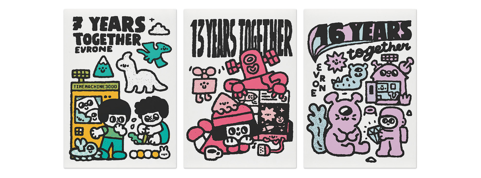 Evrone Annyversaries Postcards — Изображение №12 — Иллюстрация, Графика на Dprofile