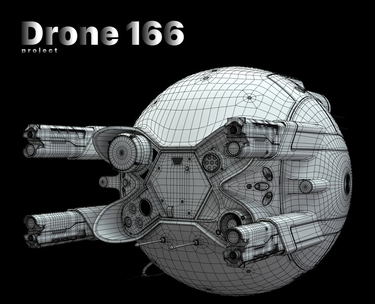Oblivion — Drone 166 | 3D Моделирование — Графика, 3D на Dprofile
