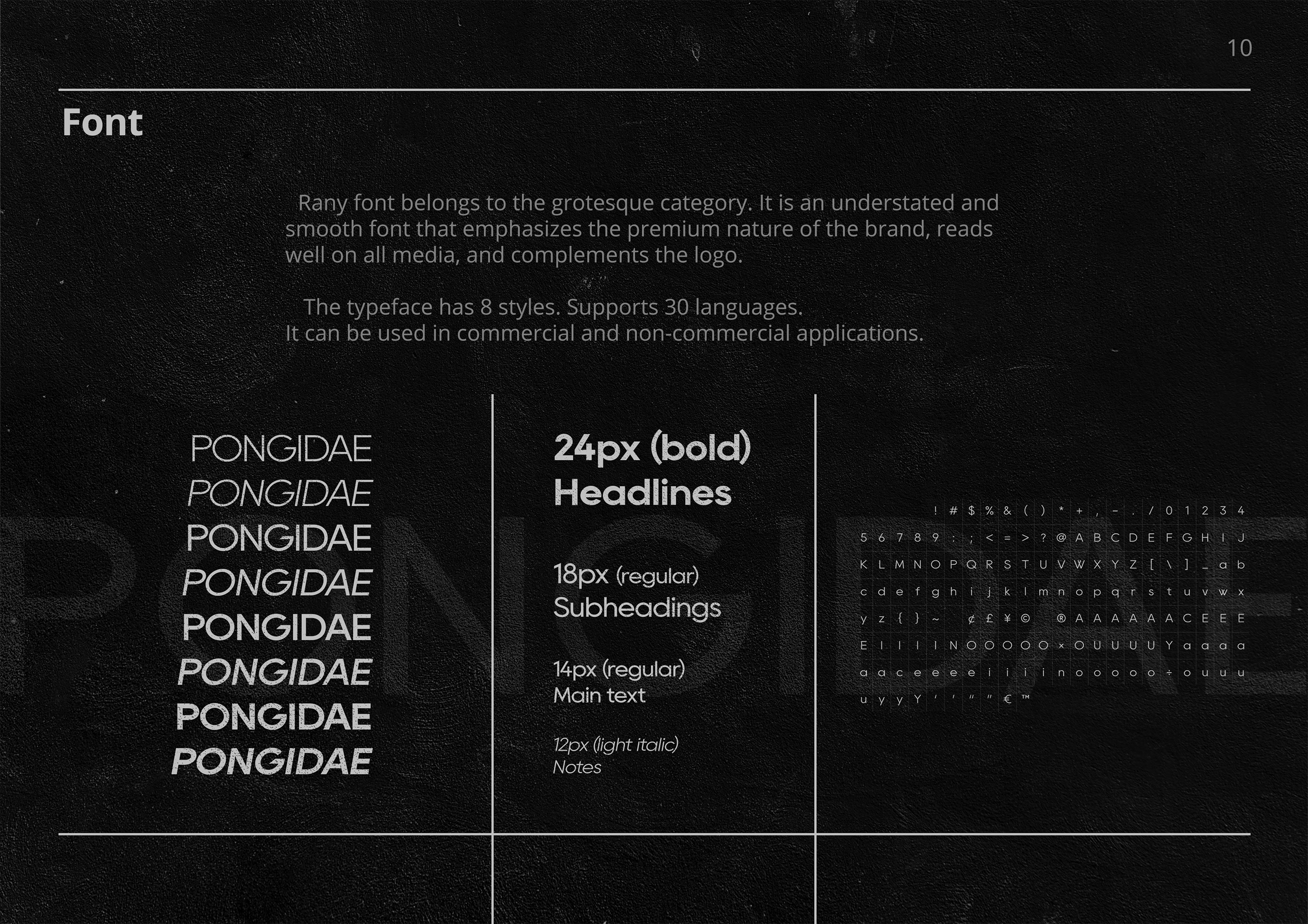 Pongidae Guideline — Изображение №19 — Брендинг, Графика на Dprofile