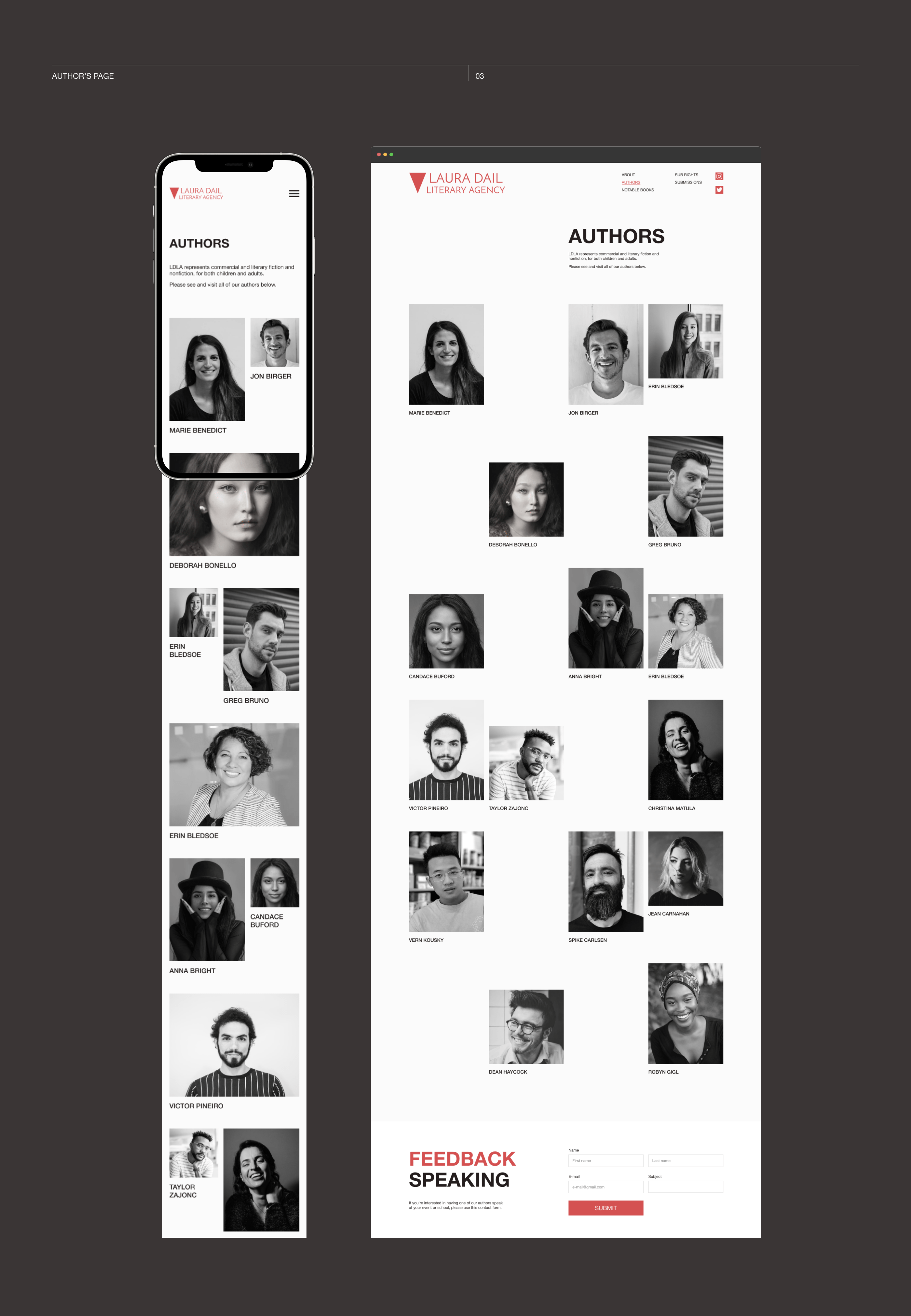 LAURA DAIL – Corporate website — Изображение №7 — Интерфейсы на Dprofile