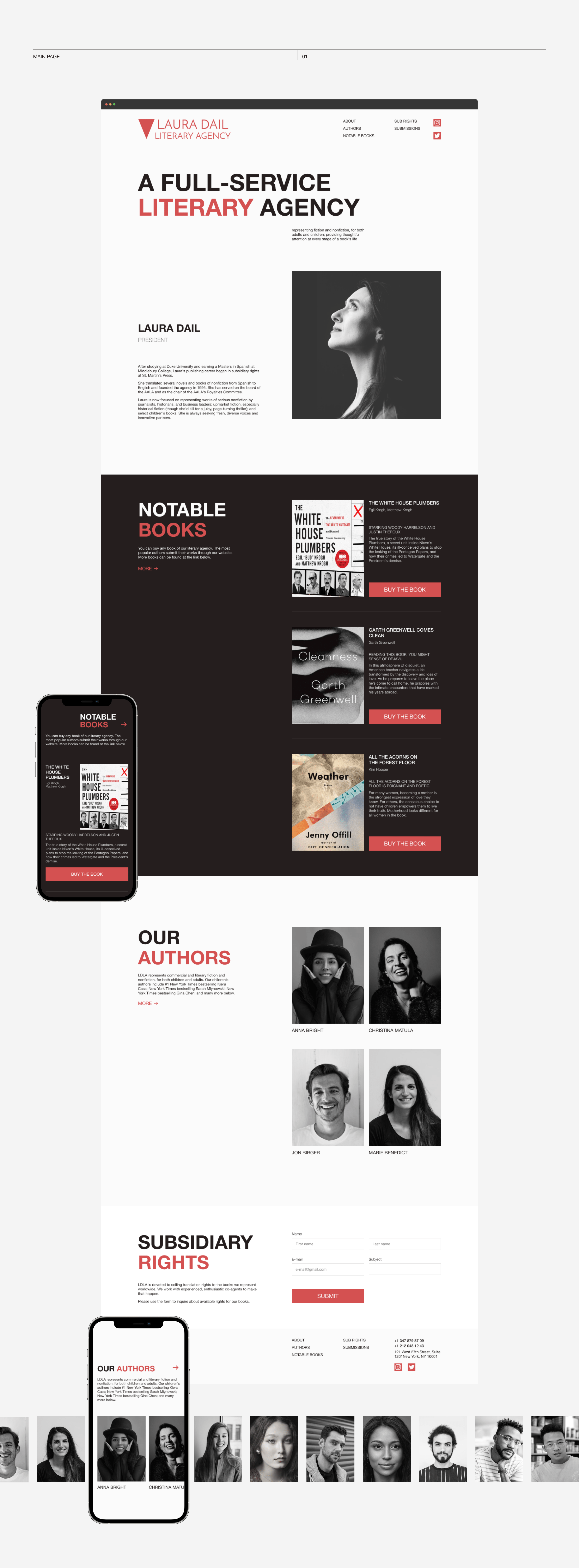 LAURA DAIL – Corporate website — Изображение №3 — Интерфейсы на Dprofile