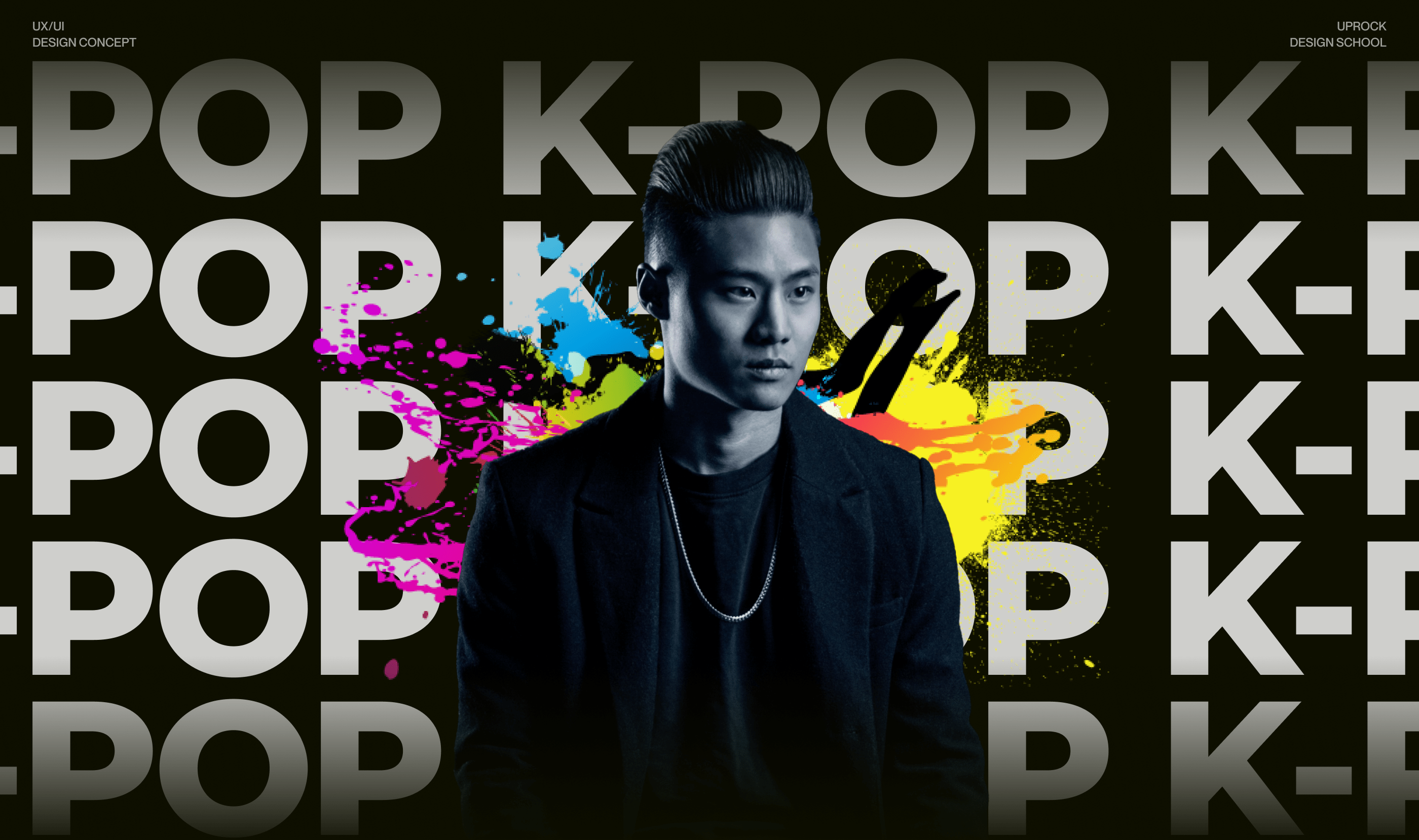 YG Intertainment – design concept of corporate website — Изображение №1 — Интерфейсы на Dprofile