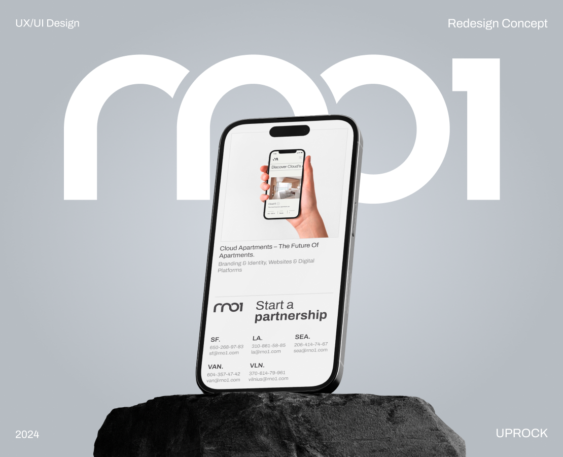 RNO1 – Studio Website Design на Dprofile
