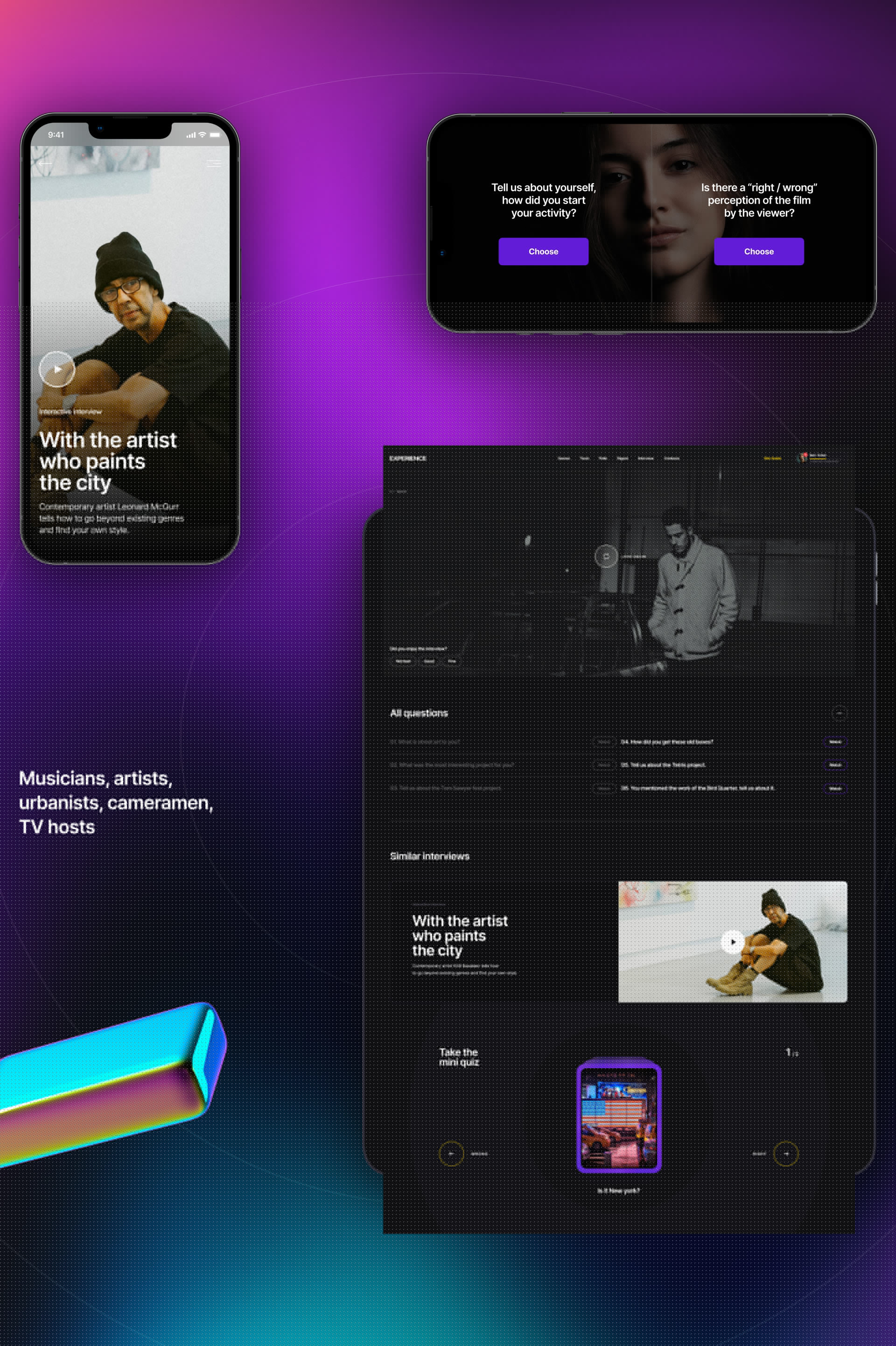Experience — UX/UI — Изображение №7 — Интерфейсы, Графика на Dprofile