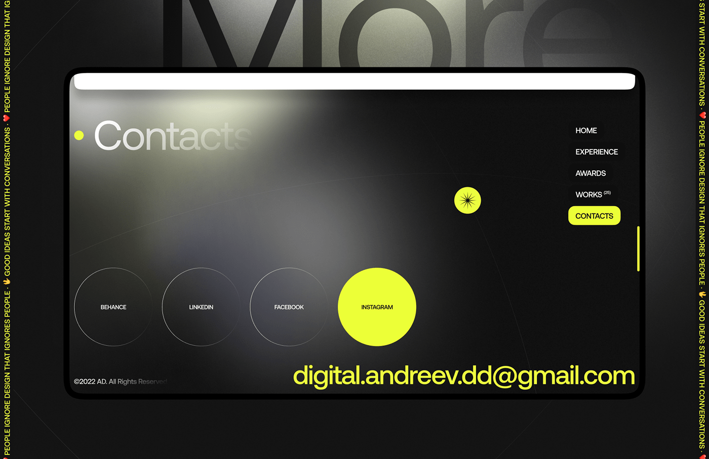 Andreev Denis — Portfolio 2.0 — Изображение №15 — Интерфейсы, Брендинг на Dprofile