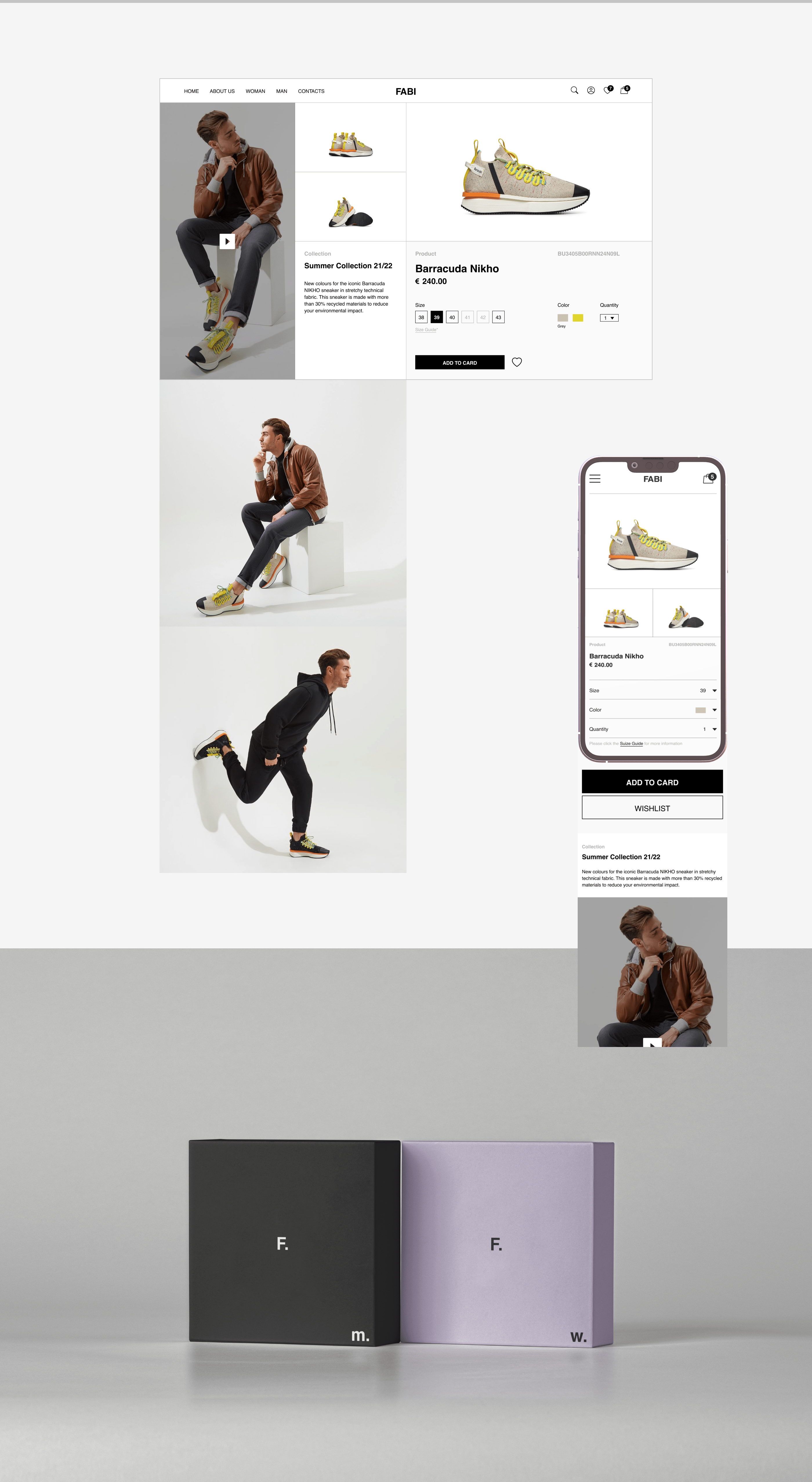 FABI | UX/UI Concept | Online Store — Изображение №6 — Интерфейсы, Брендинг на Dprofile
