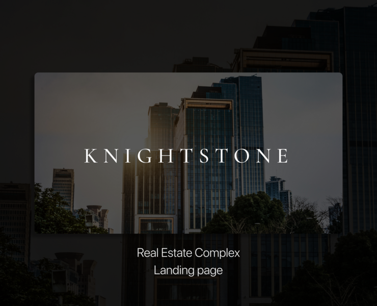 Жилой Комплекс / Real Estate Complex - Landing page на Dprofile