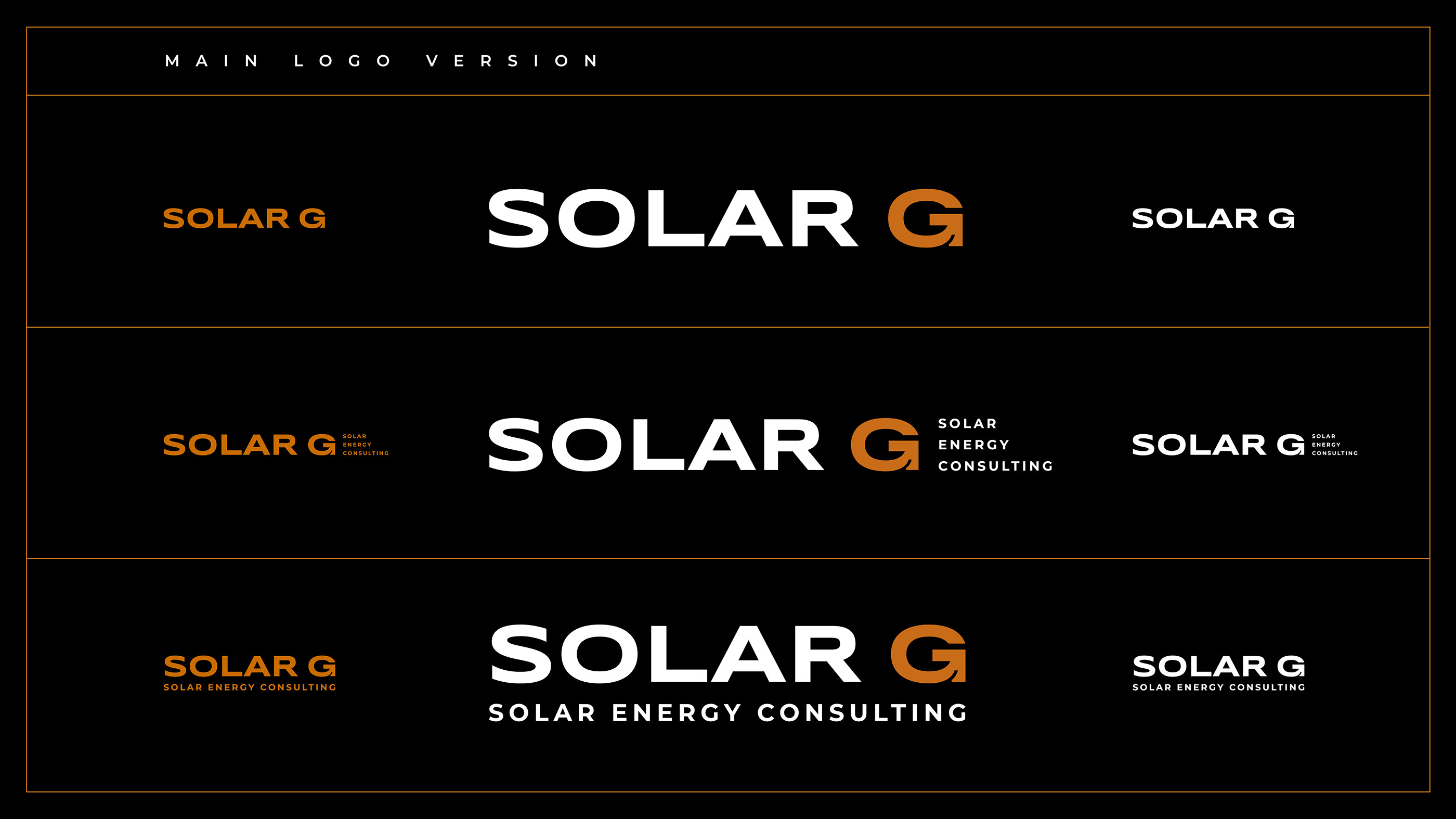 SOLAR G Brand Identity | Фирменный Стиль Компании — Изображение №5 — Брендинг на Dprofile