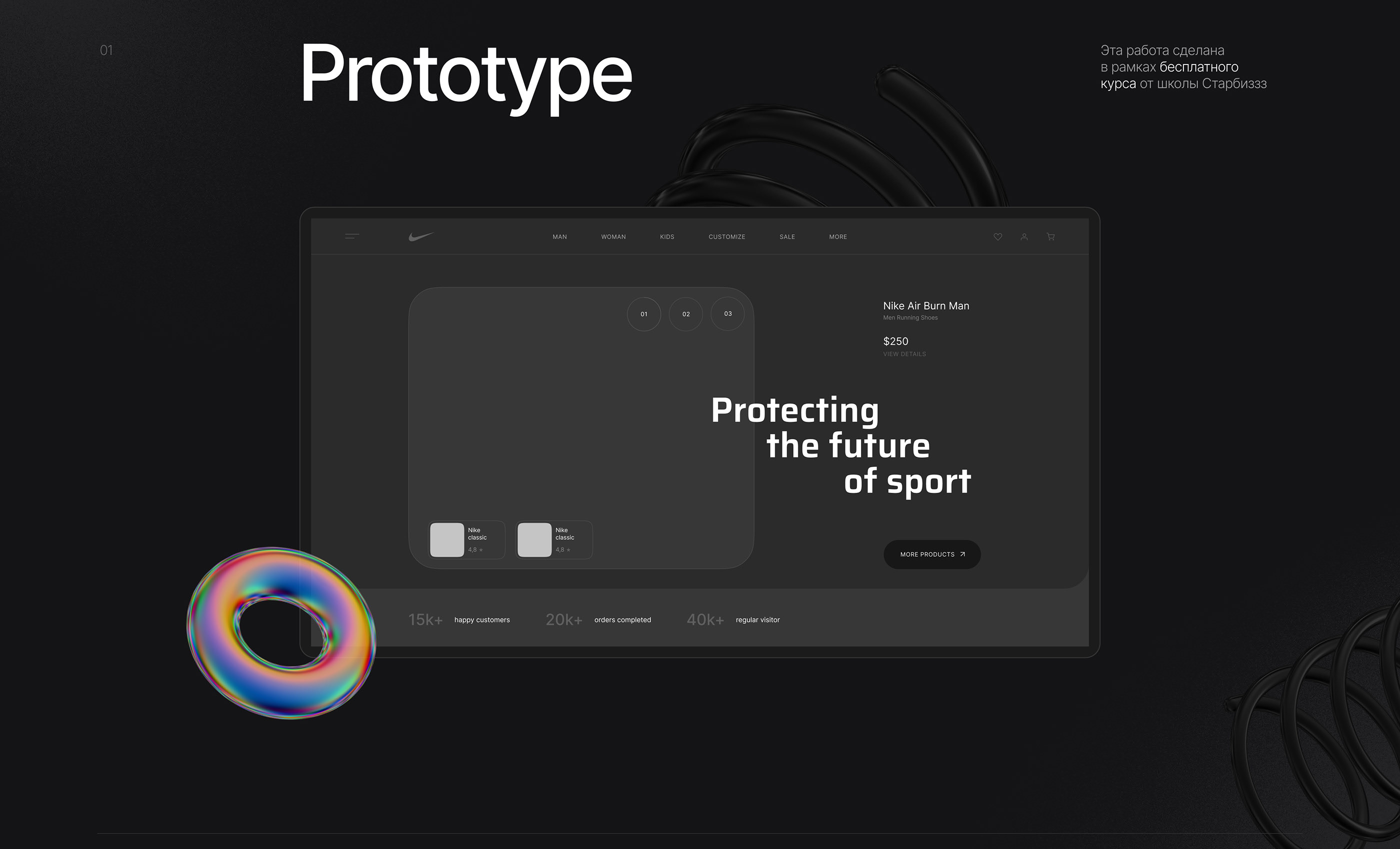 Nike Sneakers | Redesign concept — Изображение №2 — Брендинг, Интерфейсы на Dprofile