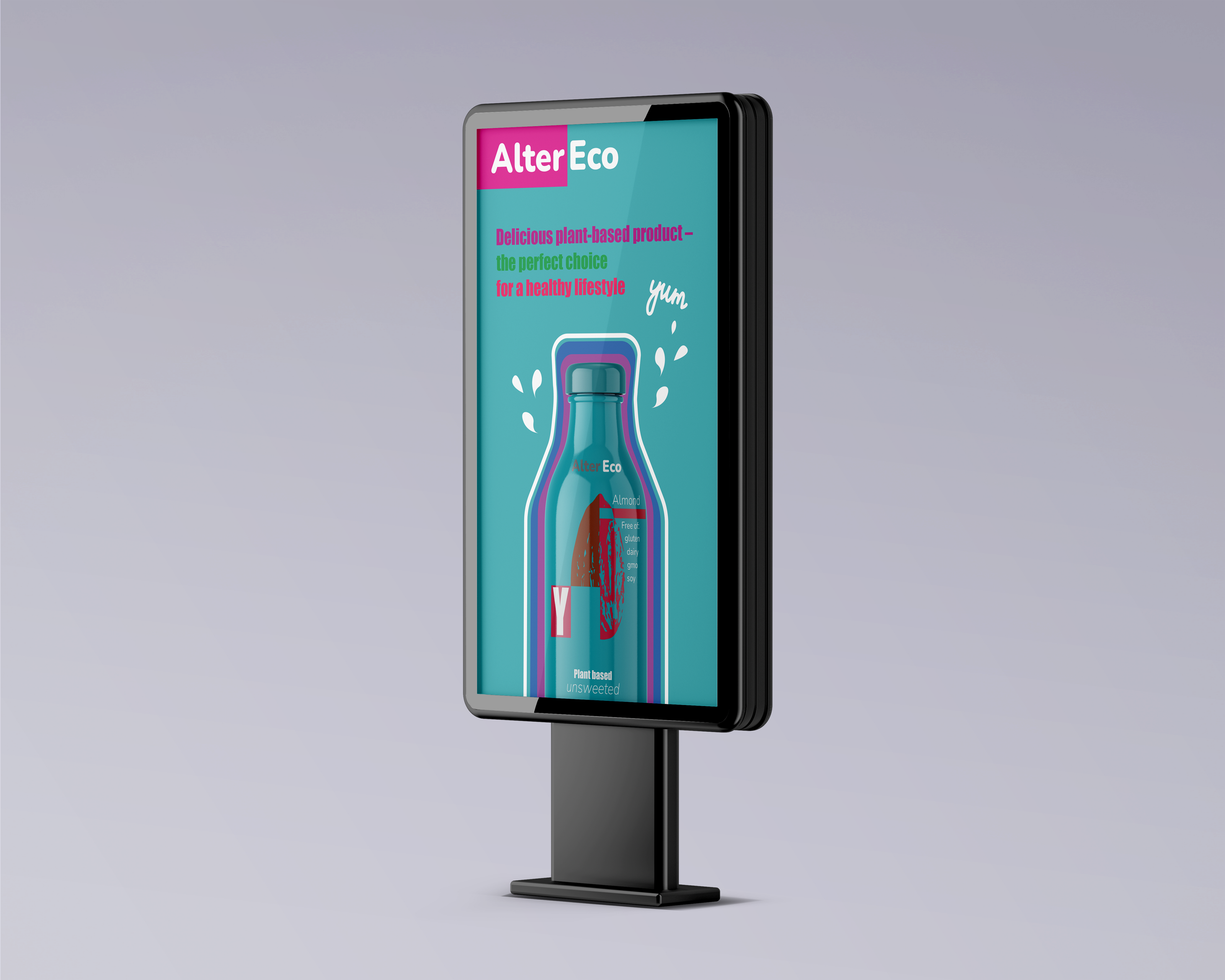 Альтернативная молочная продукция| AlterEco — Изображение №9 — Брендинг, Иллюстрация на Dprofile