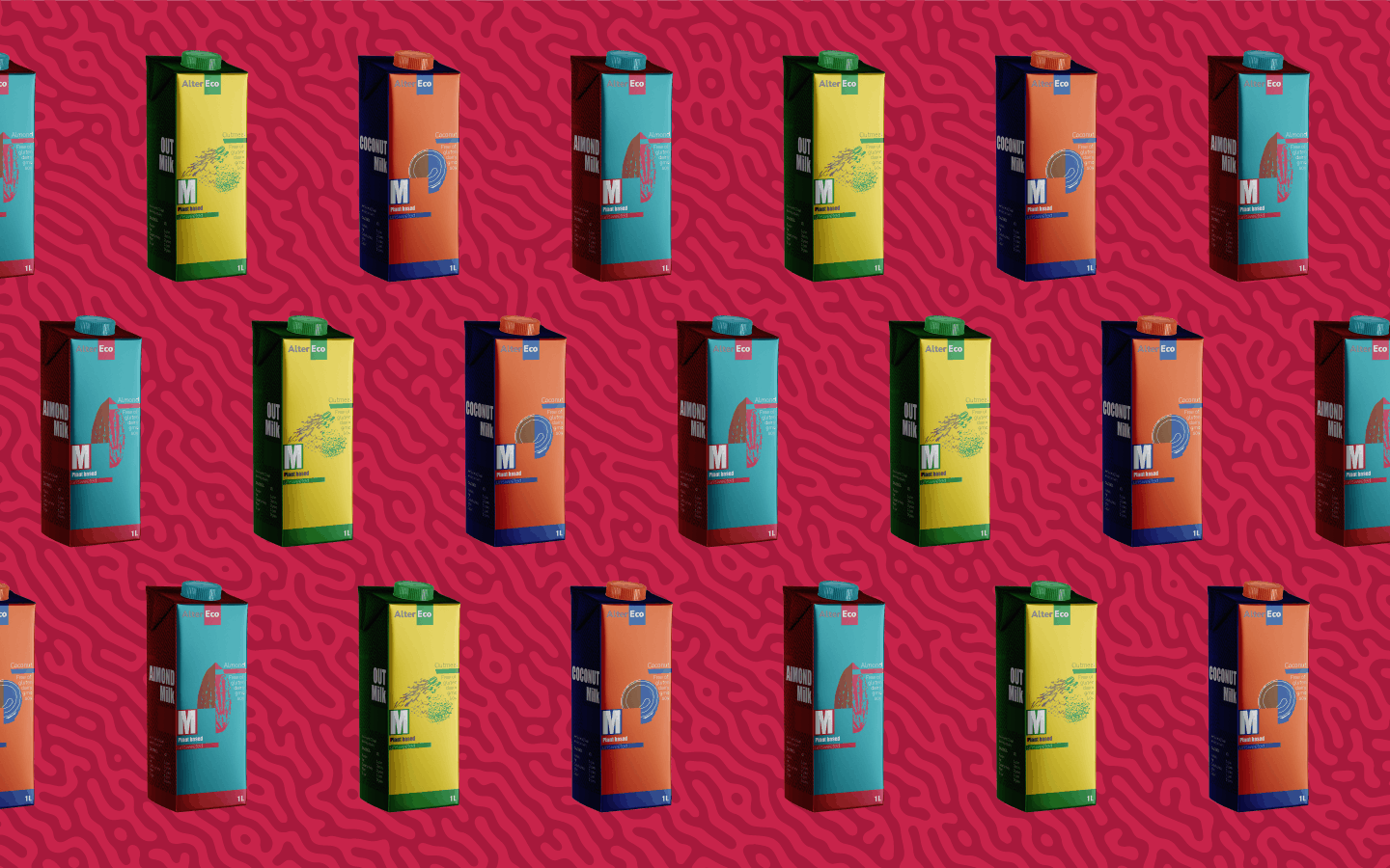 Альтернативная молочная продукция| AlterEco — Изображение №4 — Брендинг, Иллюстрация на Dprofile