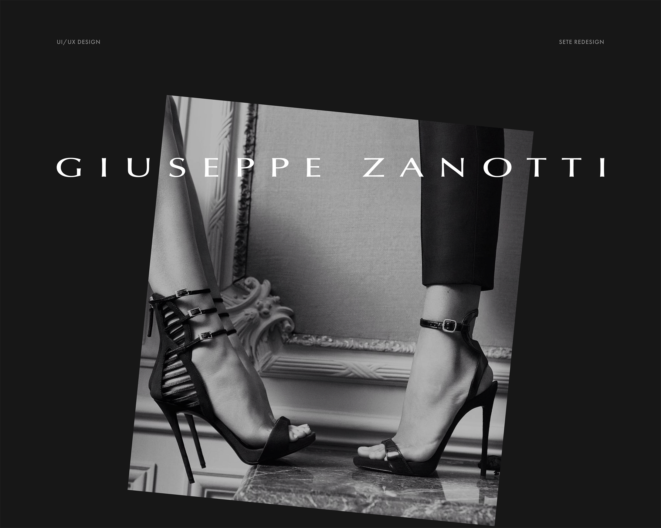 Redesign website Giuseppe Zanotti — Изображение №1 — Интерфейсы на Dprofile