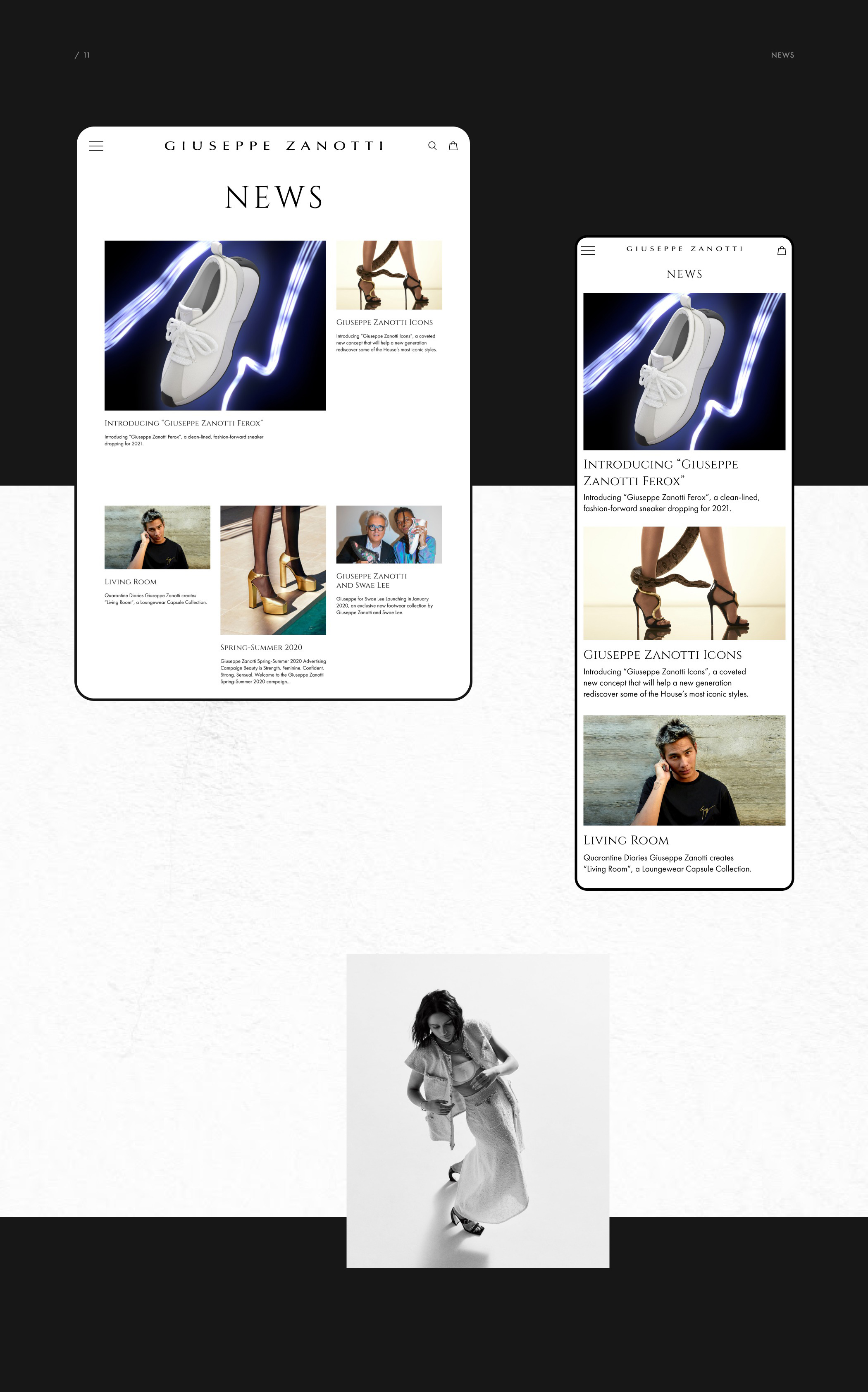 Redesign website Giuseppe Zanotti — Изображение №17 — Интерфейсы на Dprofile