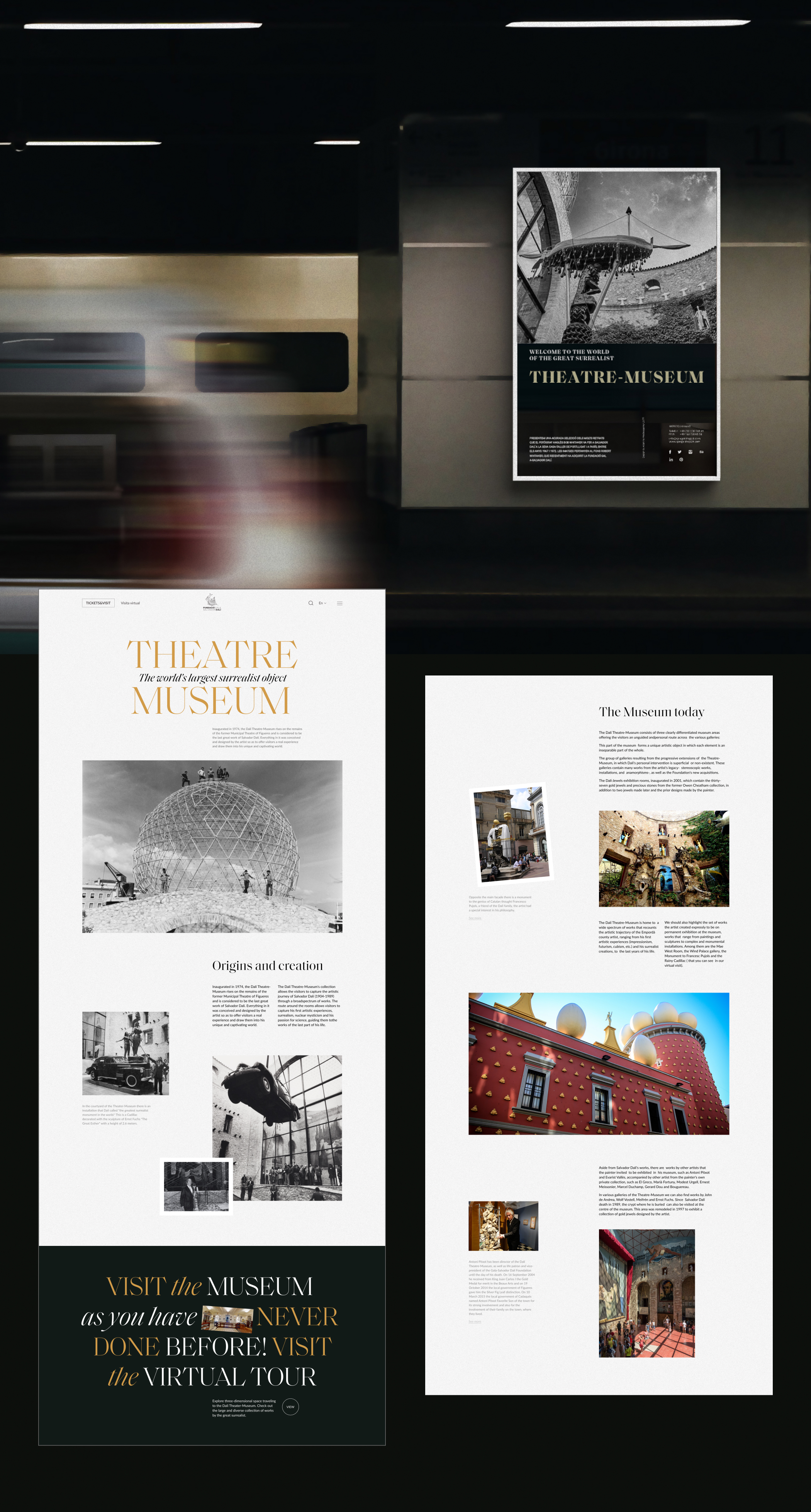 Salvador Dali Theatre-Museum / Website Redesign — Изображение №6 — Интерфейсы на Dprofile