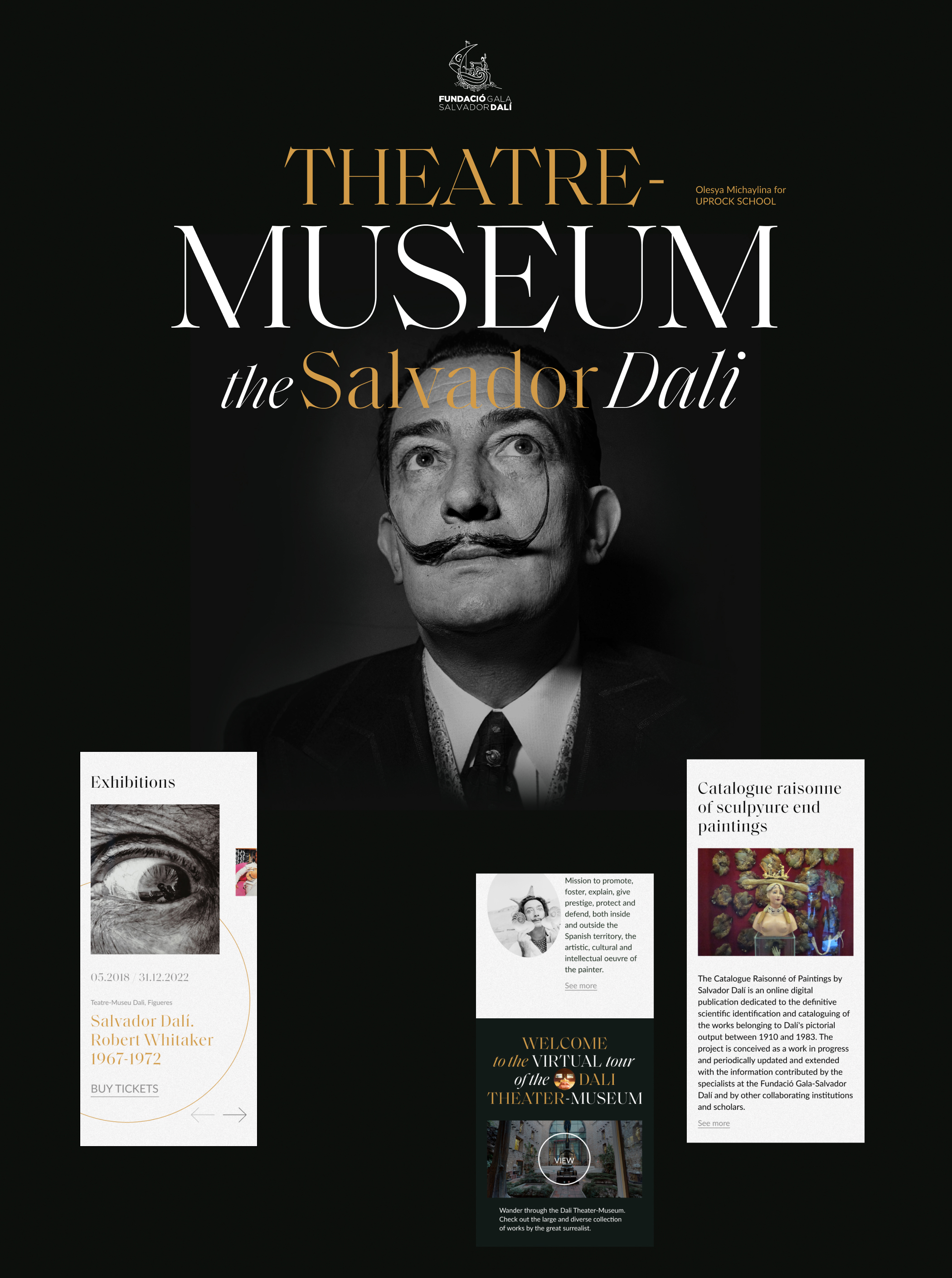 Salvador Dali Theatre-Museum / Website Redesign — Изображение №1 — Интерфейсы на Dprofile