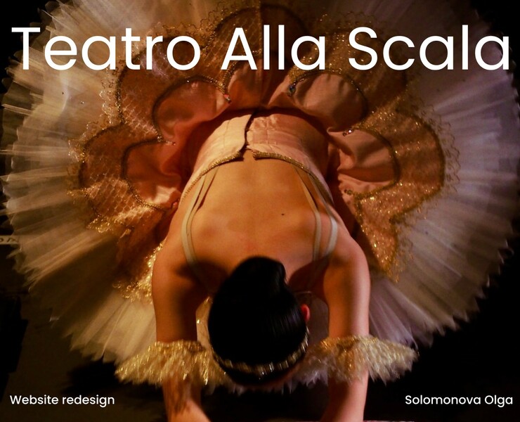 Website design l Teatro alla Scala — Интерфейсы на Dprofile