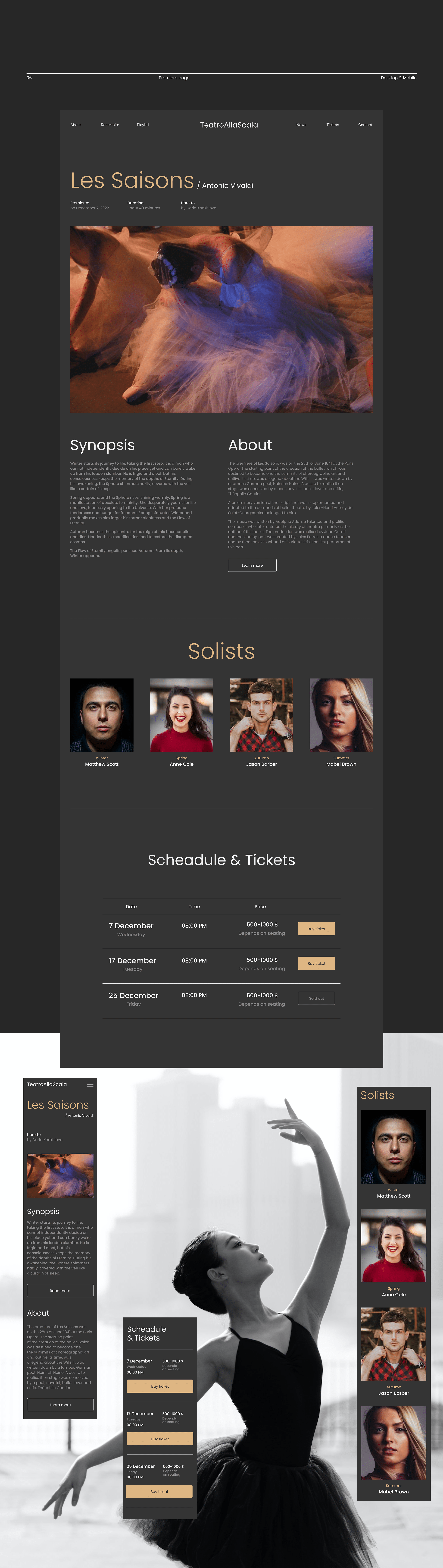 Website design l Teatro alla Scala — Изображение №7 — Интерфейсы на Dprofile