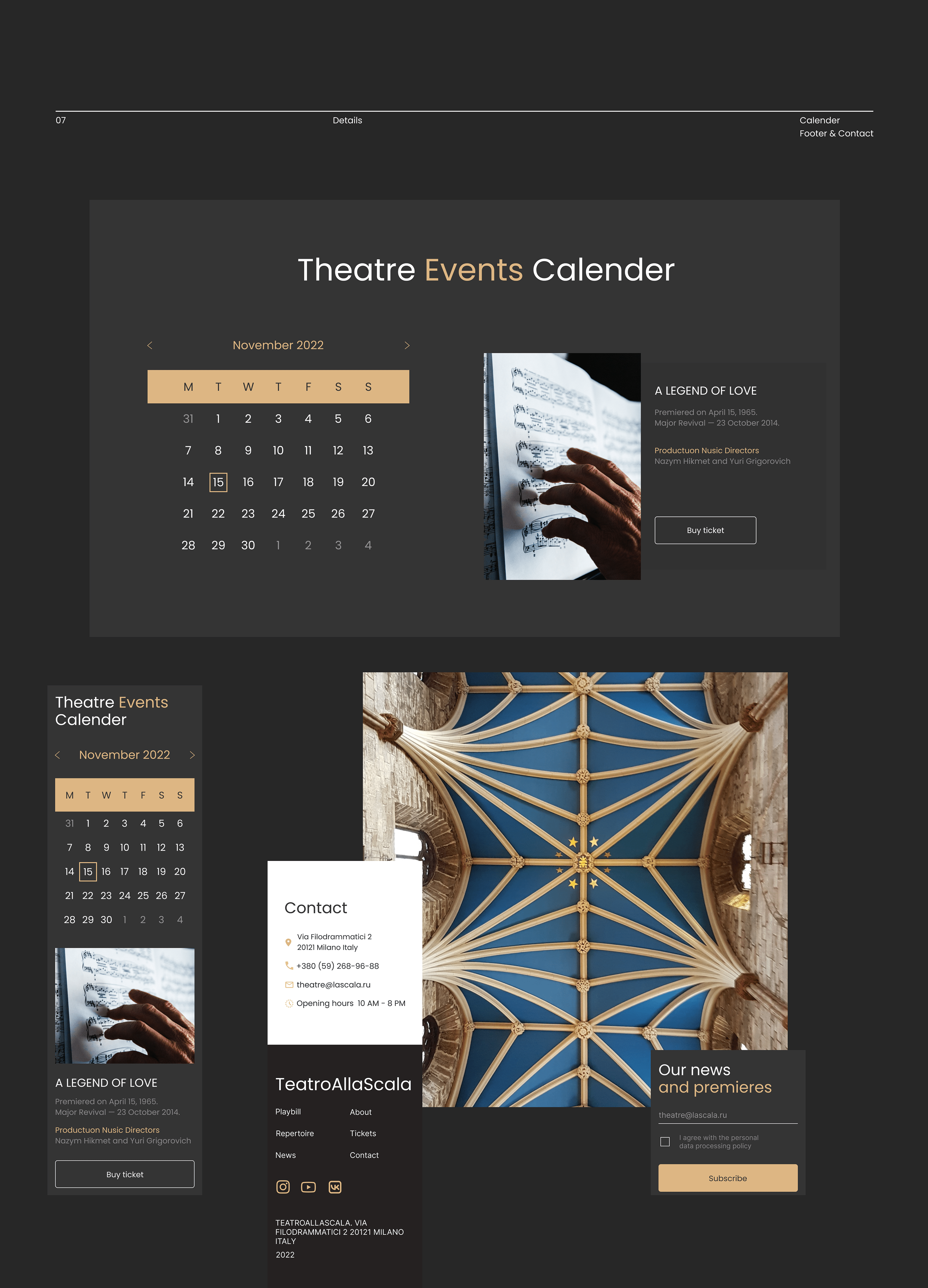 Website design l Teatro alla Scala — Изображение №9 — Интерфейсы на Dprofile