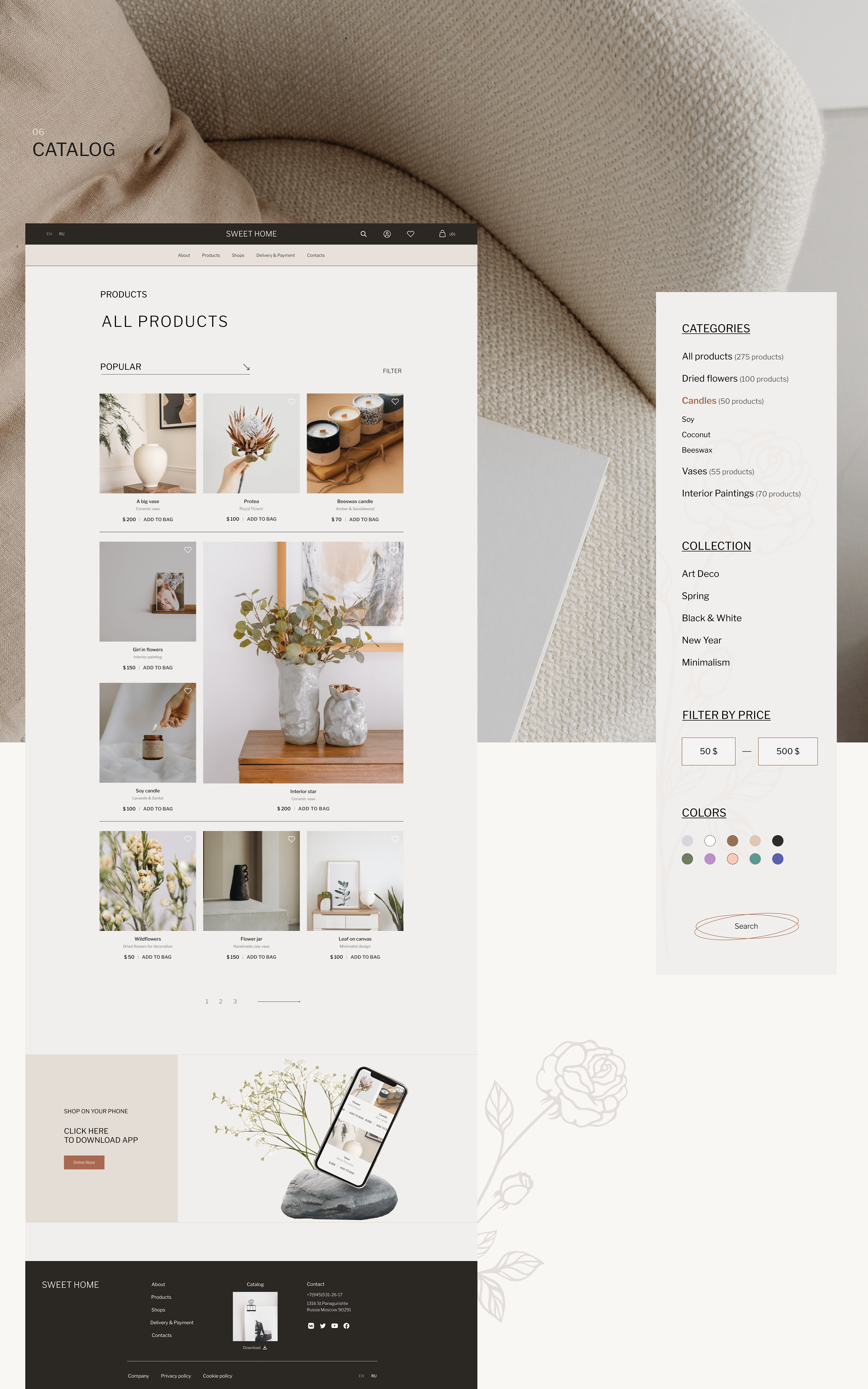 Online store e-commerce — Изображение №7 — Интерфейсы на Dprofile