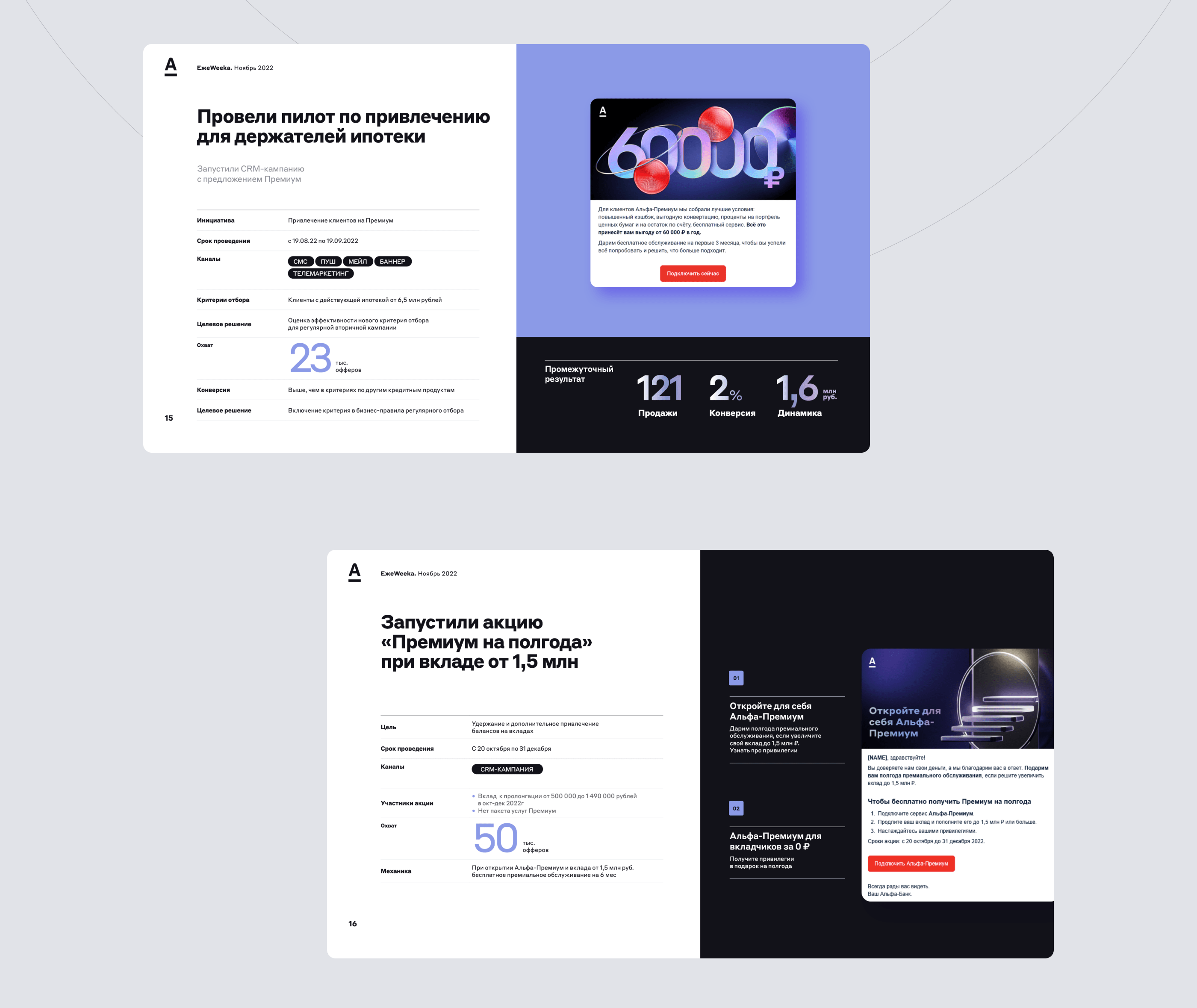Презентация Alfa Premium — Изображение №9 — Графика, Маркетинг на Dprofile