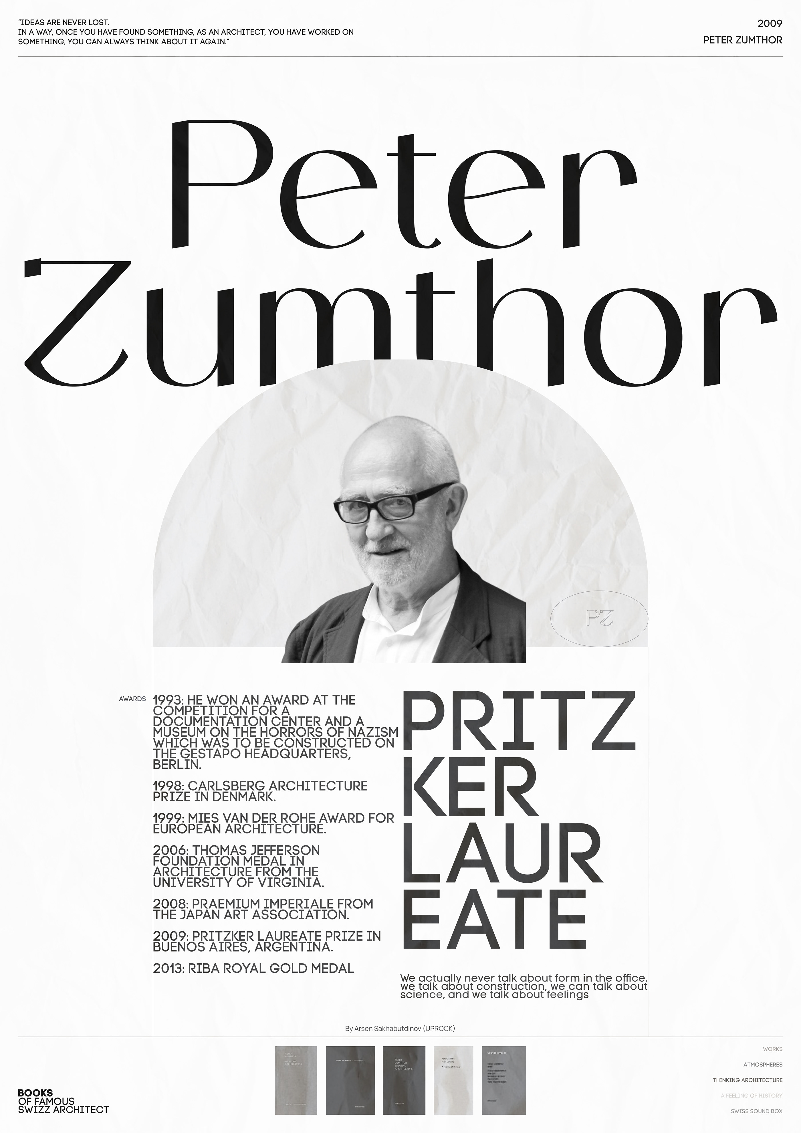 PETER ZUMTHOR — Изображение №5 — Интерфейсы на Dprofile