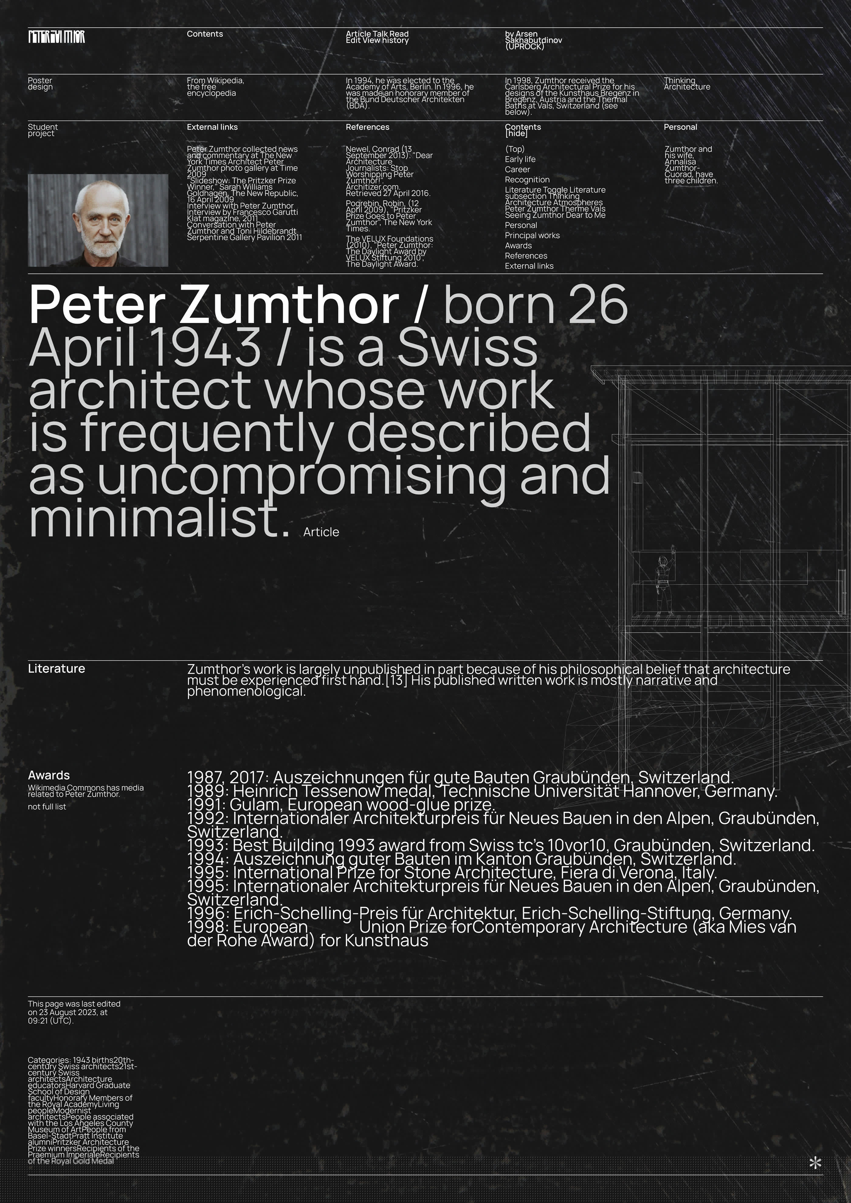 PETER ZUMTHOR — Изображение №26 — Интерфейсы на Dprofile