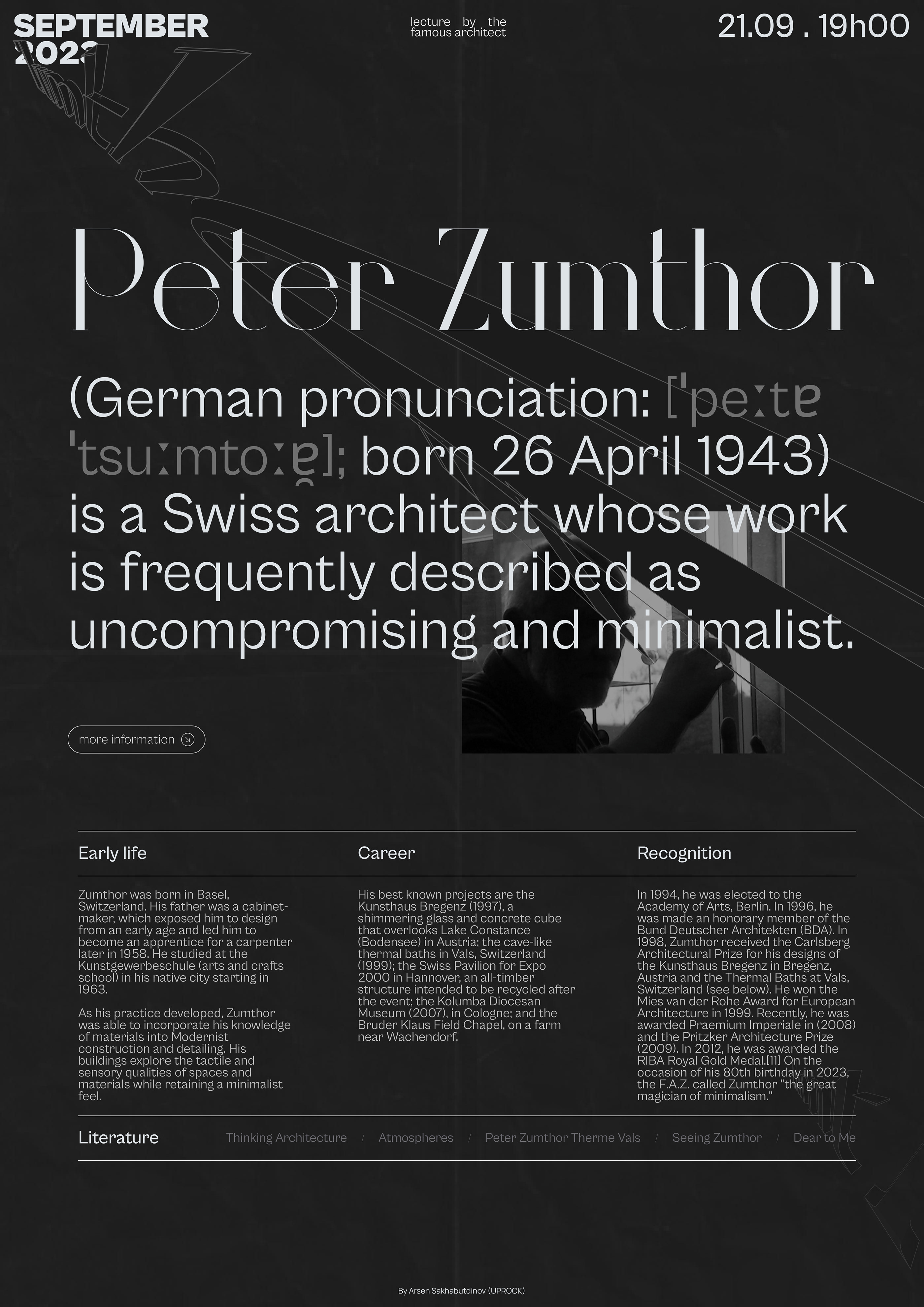 PETER ZUMTHOR — Изображение №22 — Интерфейсы на Dprofile