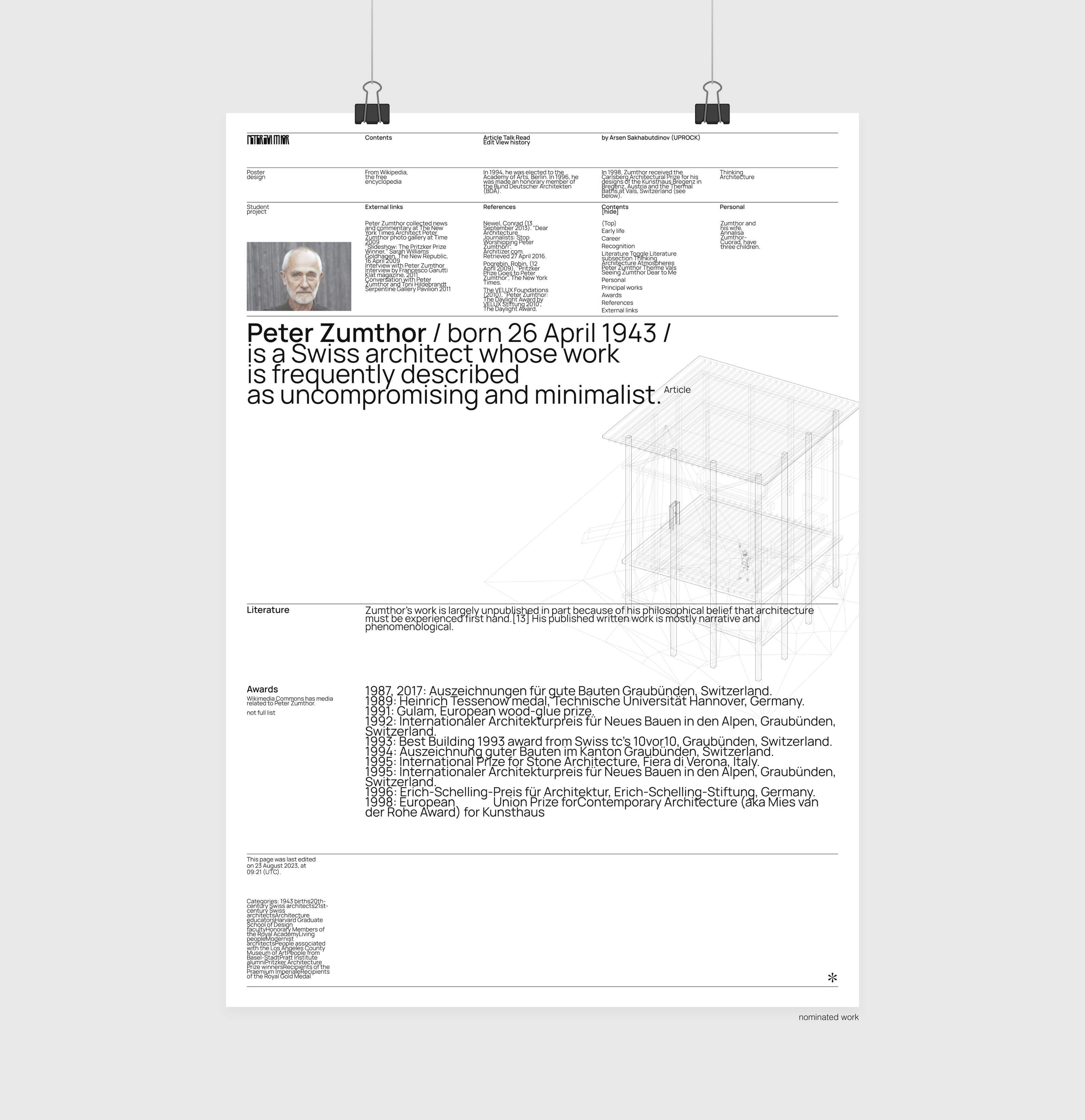 PETER ZUMTHOR — Изображение №24 — Интерфейсы на Dprofile
