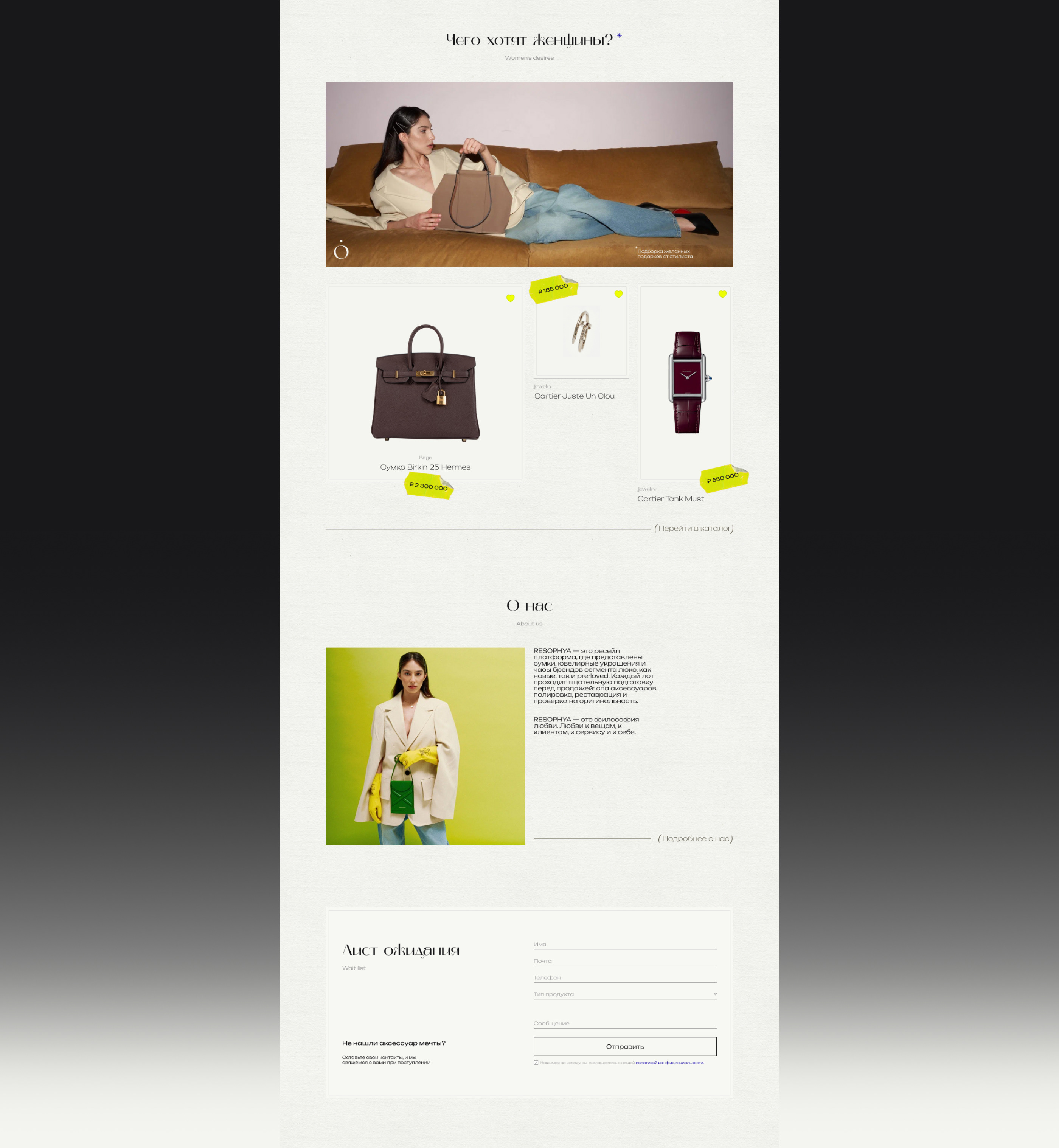 RESOPHYA — Изображение №6 — Интерфейсы на Dprofile