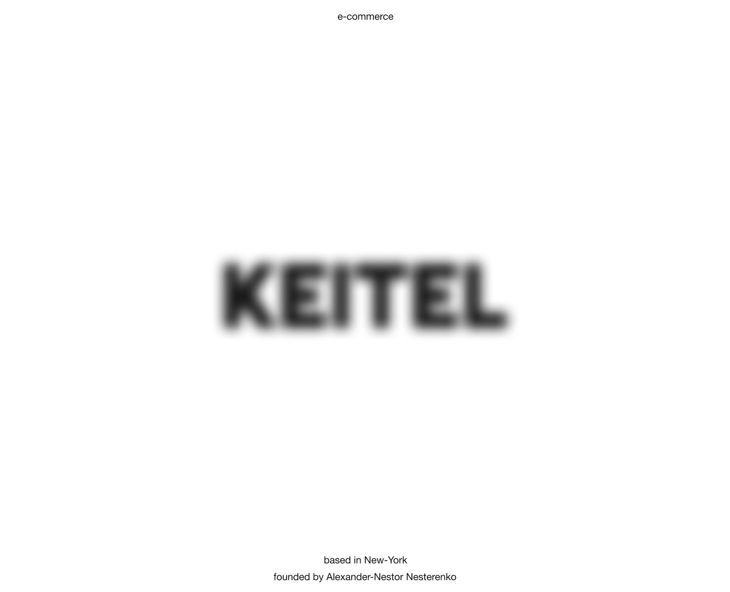 KEITEL / e-commerce — Интерфейсы на Dprofile