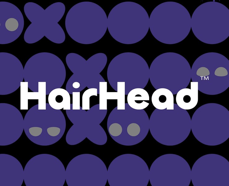 HAIRHEAD barber logo & indentity — Интерфейсы, Брендинг на Dprofile