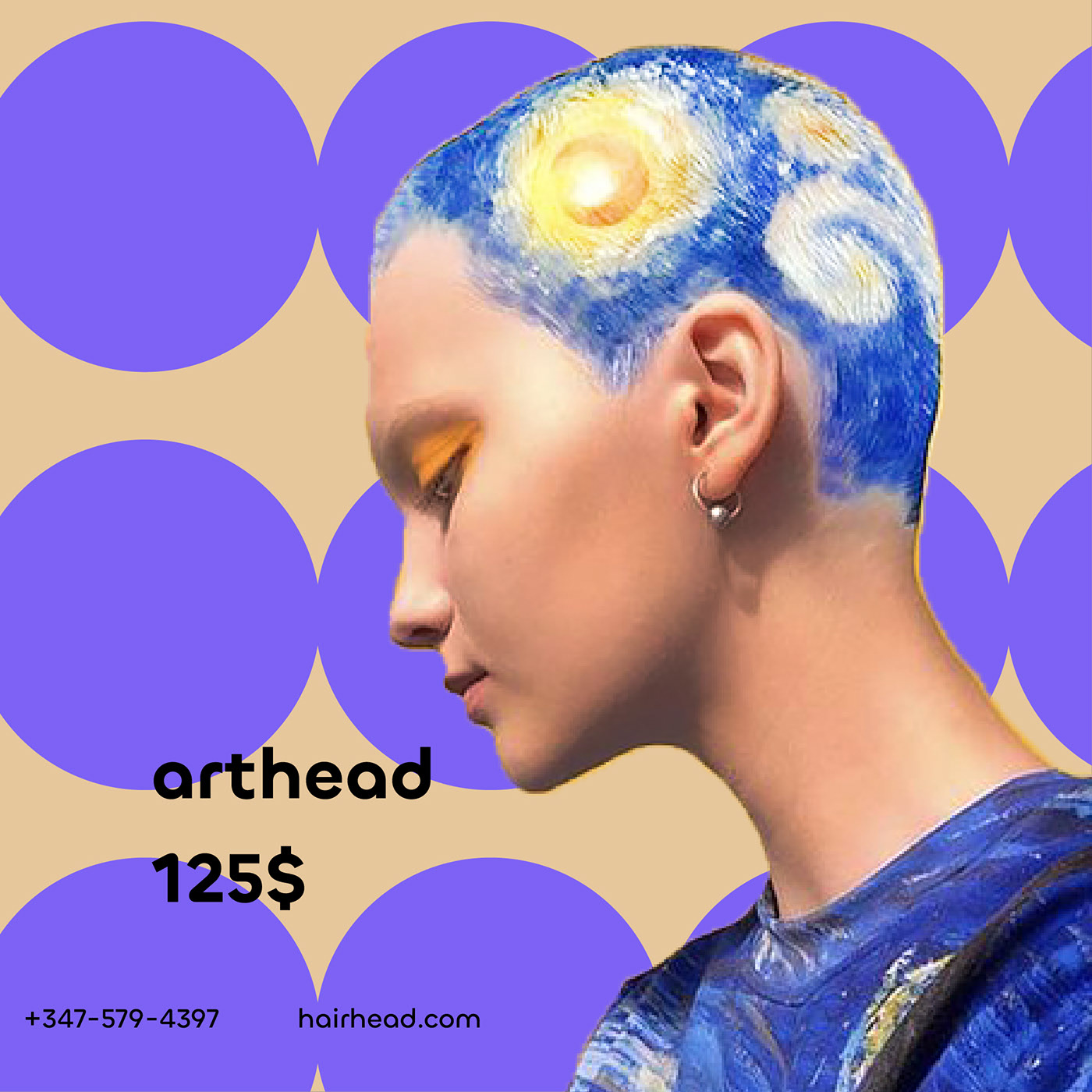 HAIRHEAD barber logo & indentity — Изображение №43 — Интерфейсы, Брендинг на Dprofile
