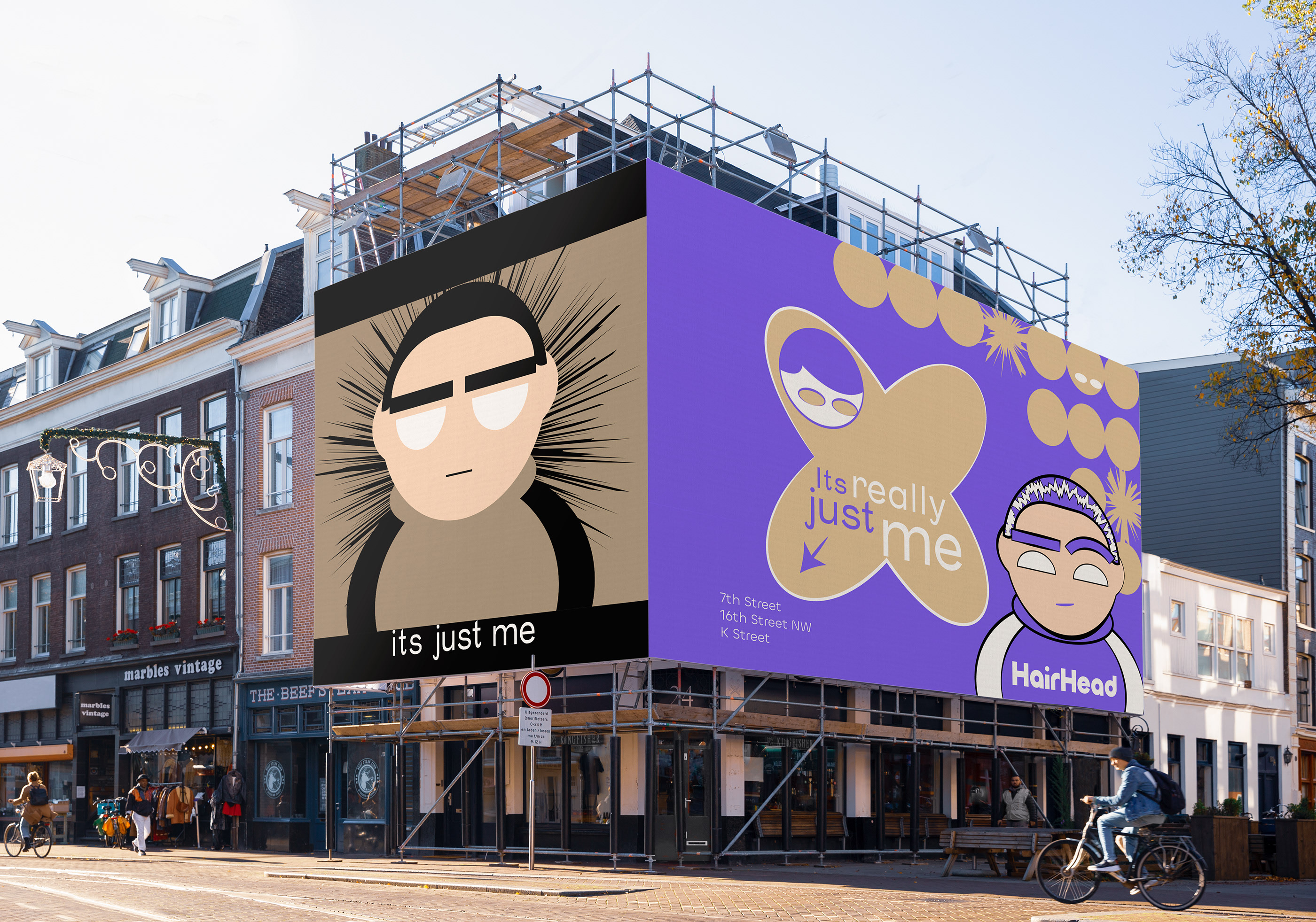HAIRHEAD barber logo & indentity — Изображение №37 — Интерфейсы, Брендинг на Dprofile