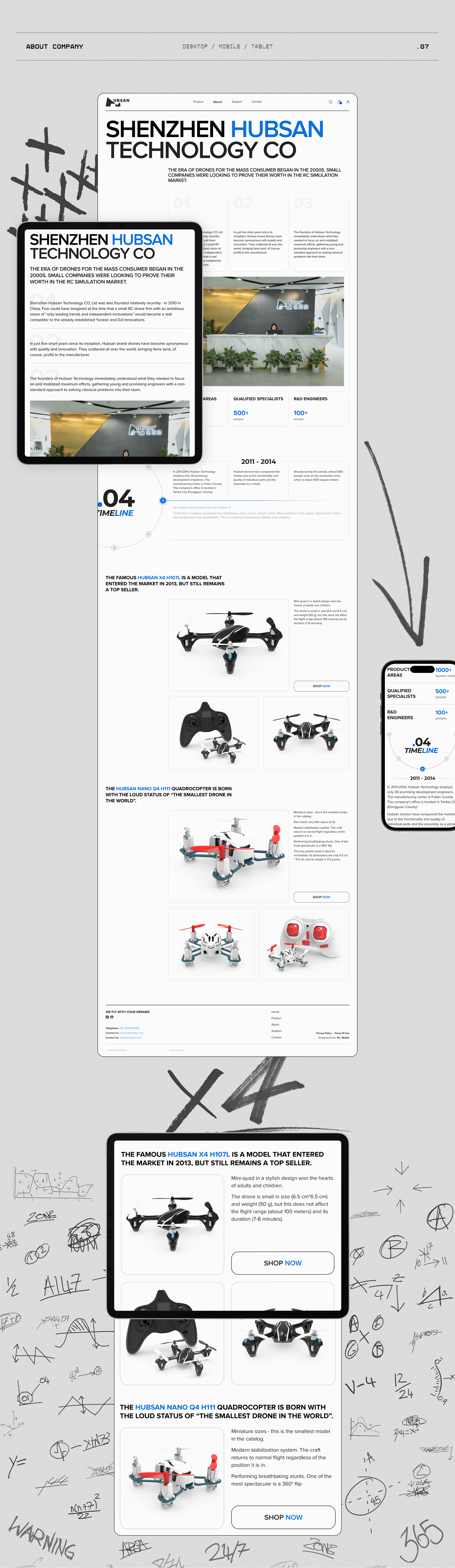 Shenzhen Hubsan Technology l E-Commerce — Изображение №11 — Интерфейсы, Графика на Dprofile