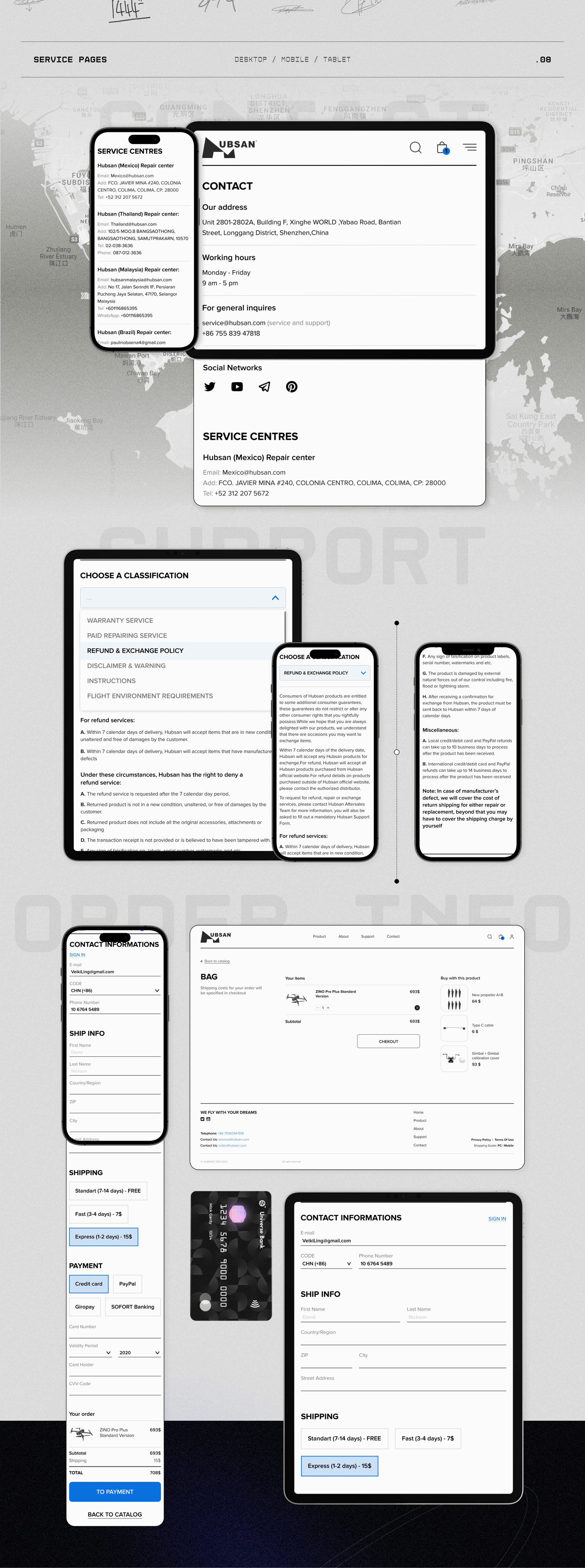 Shenzhen Hubsan Technology l E-Commerce — Изображение №12 — Интерфейсы, Графика на Dprofile
