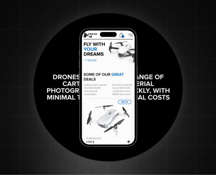 Shenzhen Hubsan Technology l E-Commerce — Интерфейсы, Графика на Dprofile