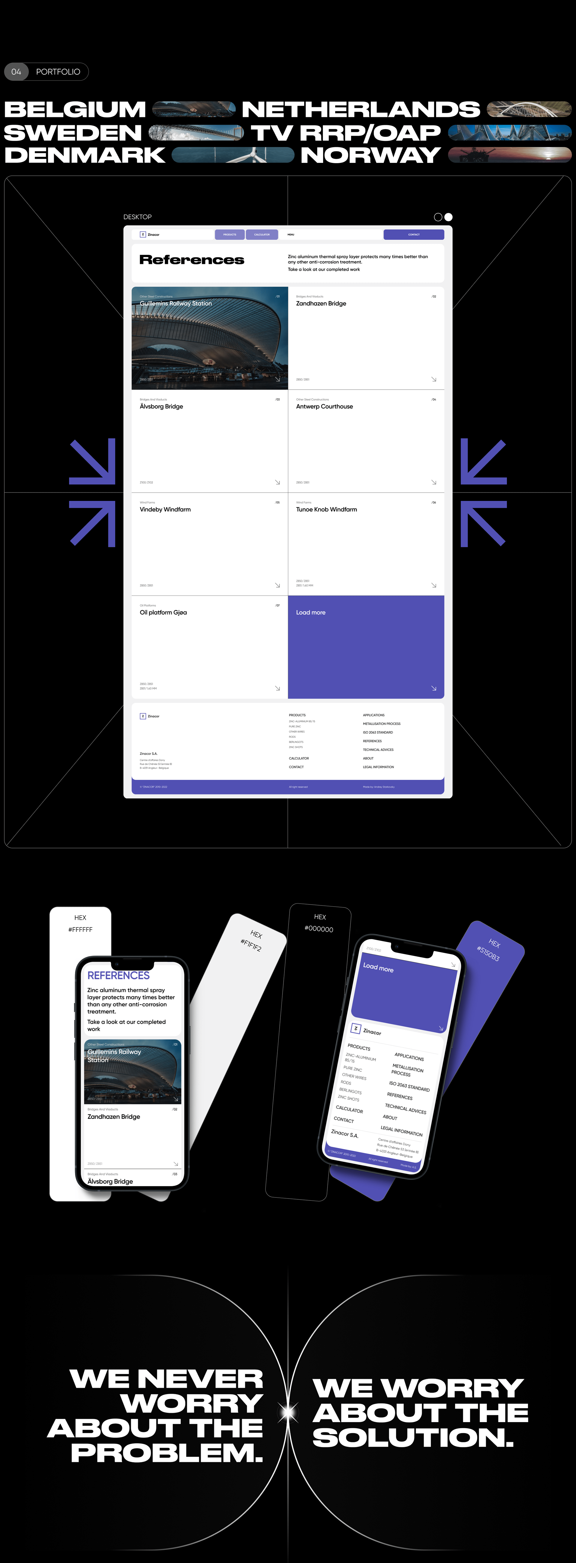 ZINACOR | Corporate Website Redesign — Изображение №4 — Интерфейсы, Графика на Dprofile