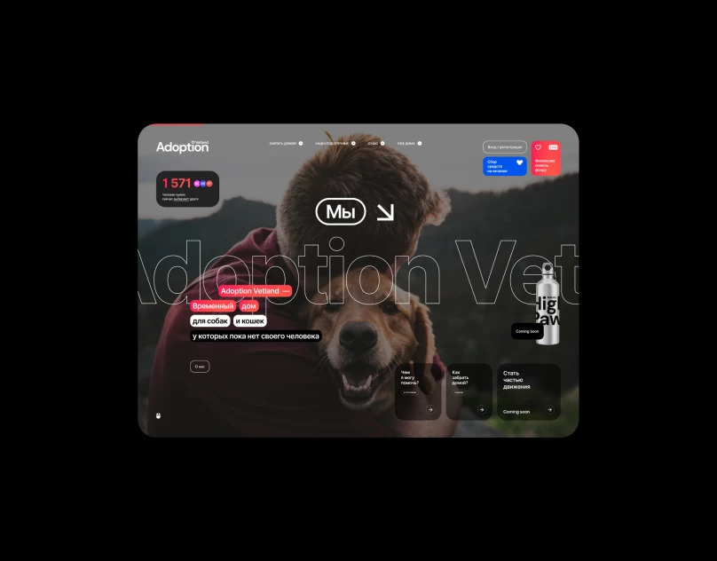VET.LAND — Интерфейсы, Брендинг на Dprofile