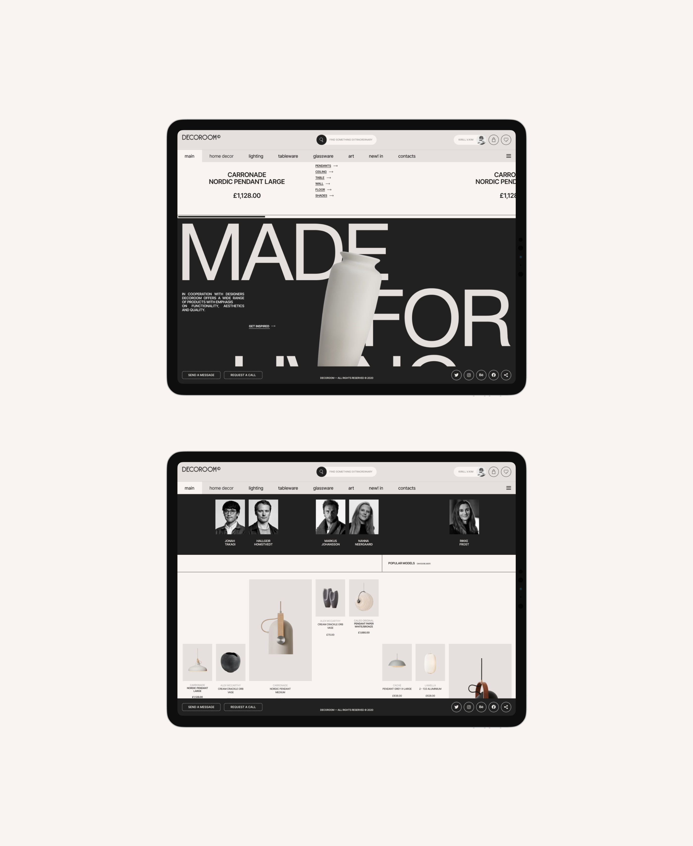 DECOROOM — Изображение №12 — Интерфейсы, Брендинг на Dprofile