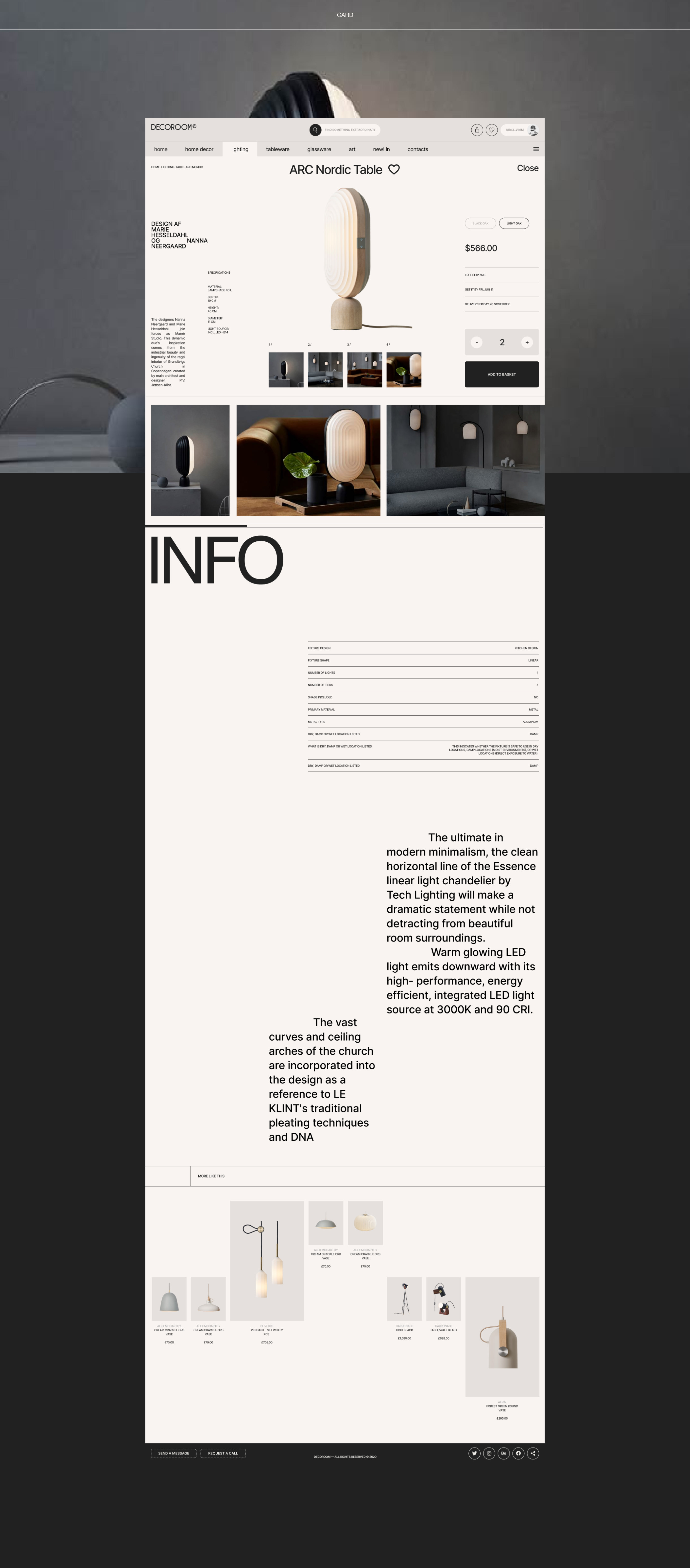 DECOROOM — Изображение №16 — Интерфейсы, Брендинг на Dprofile