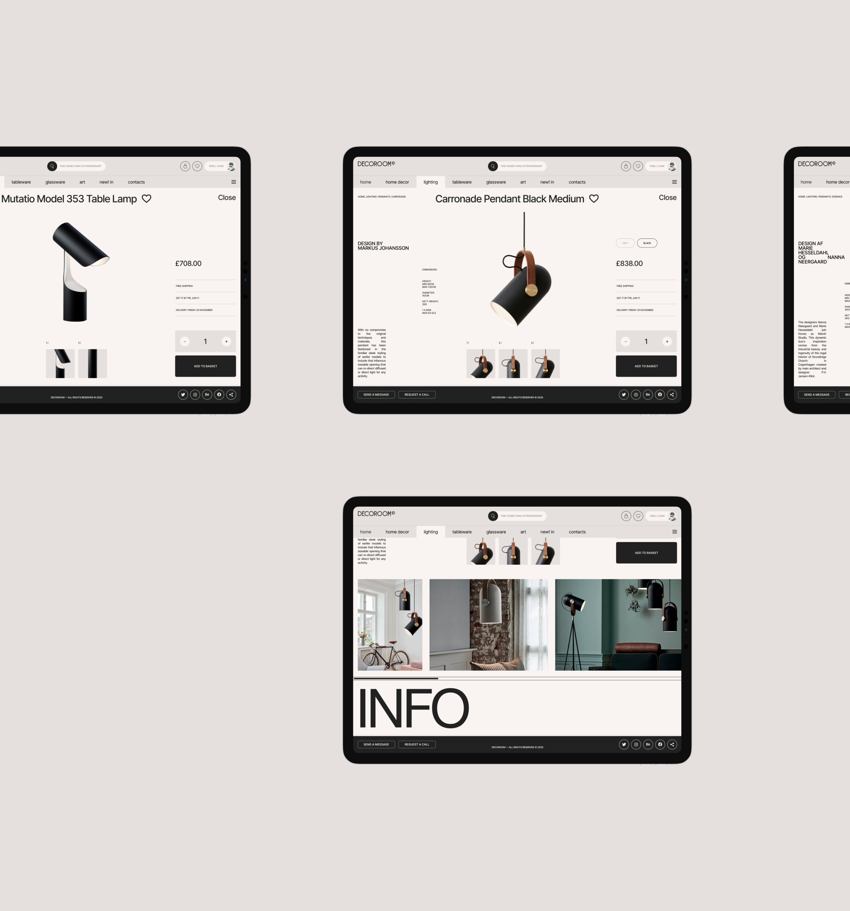 DECOROOM — Изображение №17 — Интерфейсы, Брендинг на Dprofile
