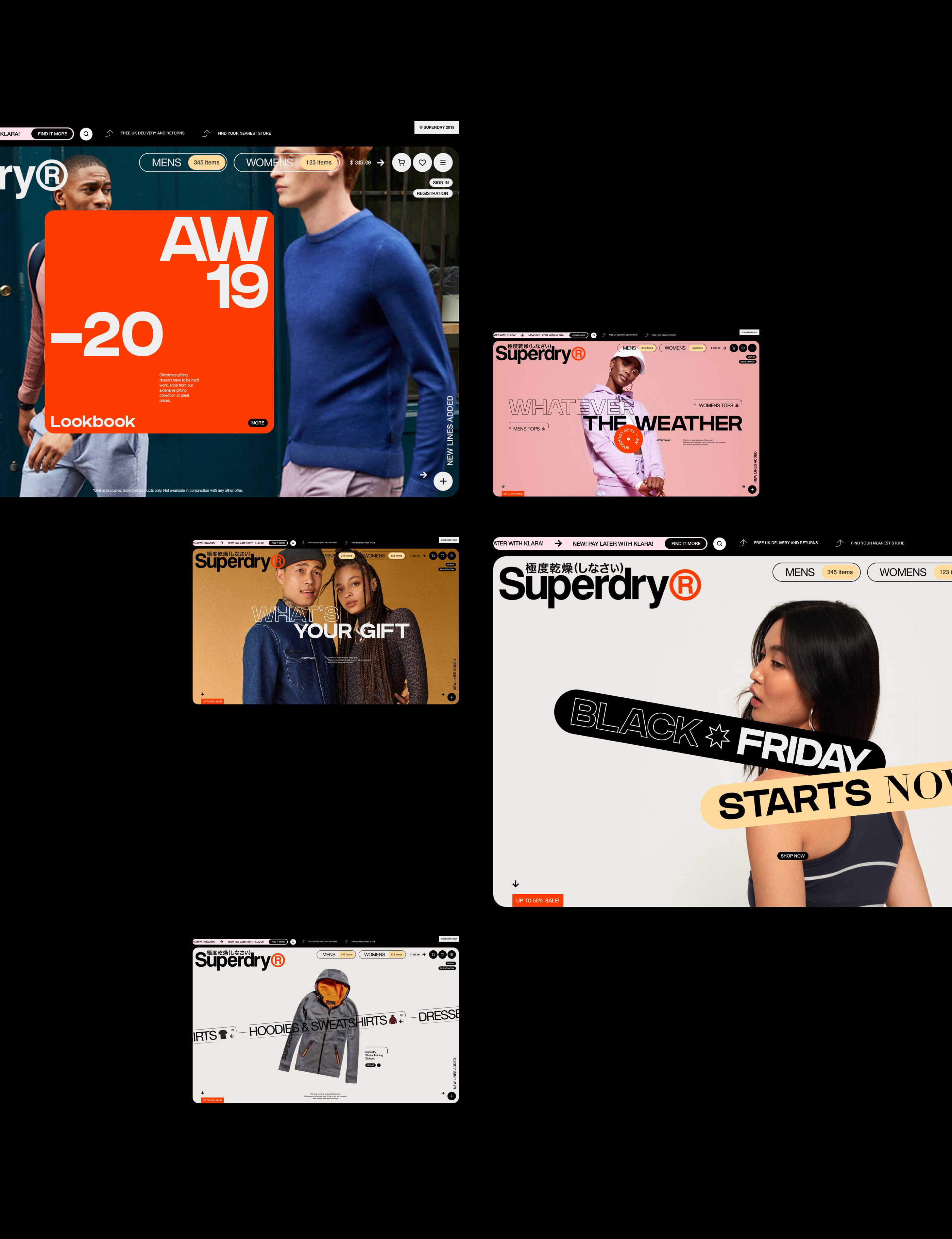 SUPERDRY® — Изображение №13 — Интерфейсы на Dprofile