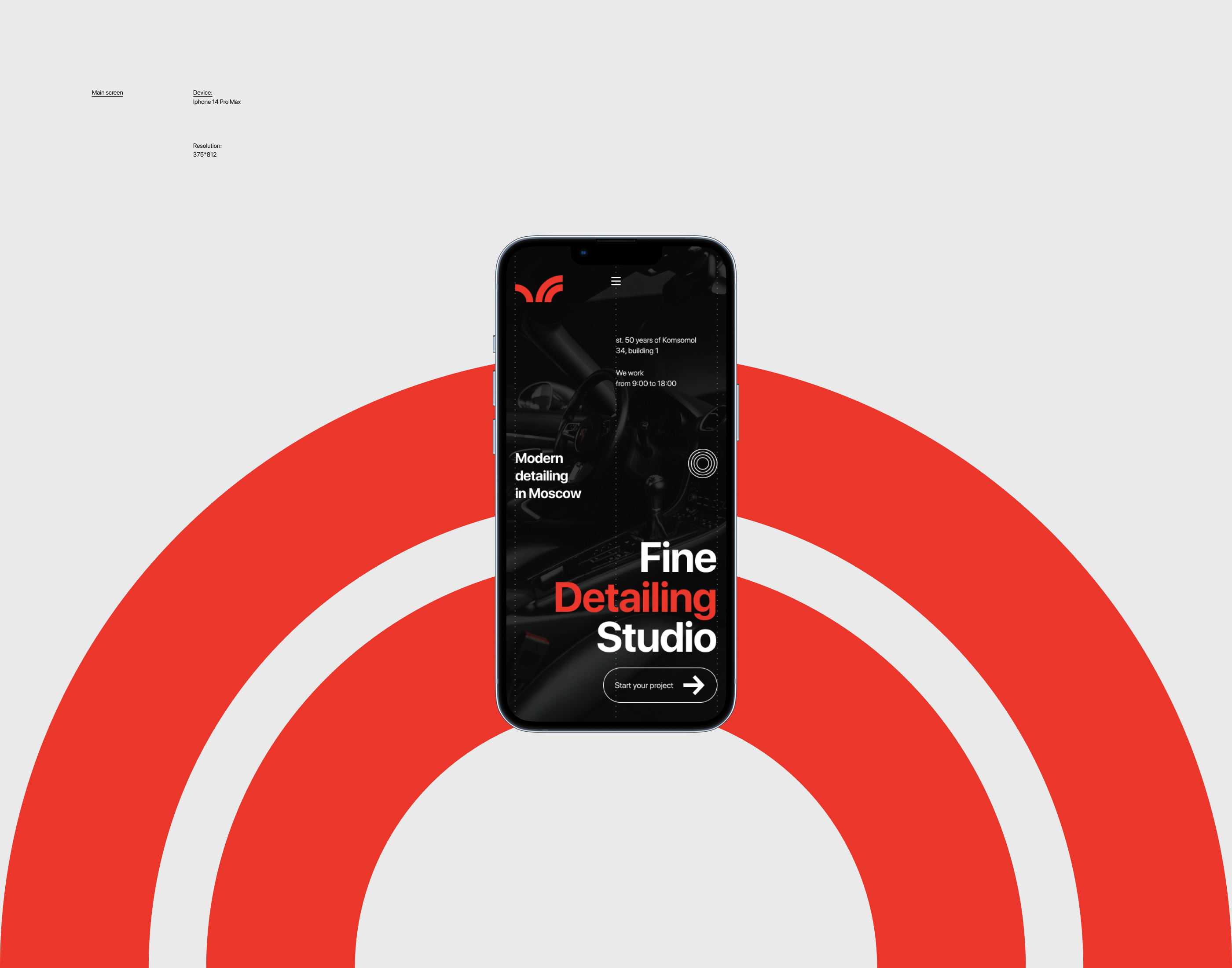 MISTO Detailing Studio — Изображение №3 — Интерфейсы, Брендинг на Dprofile